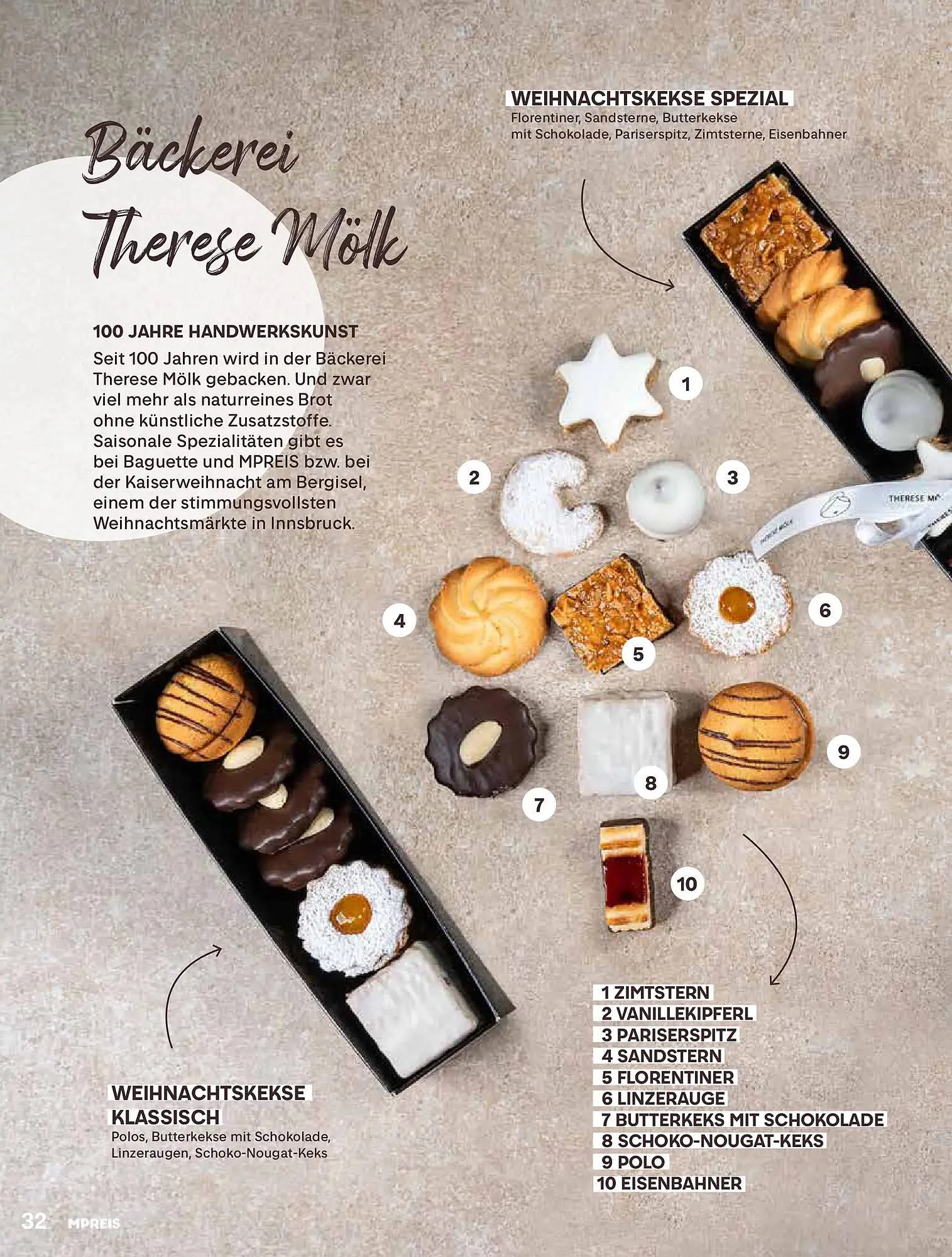 MPreis Flugblatt von 24. November bis 14. Dezember 2025 - Flugblätt seite  32