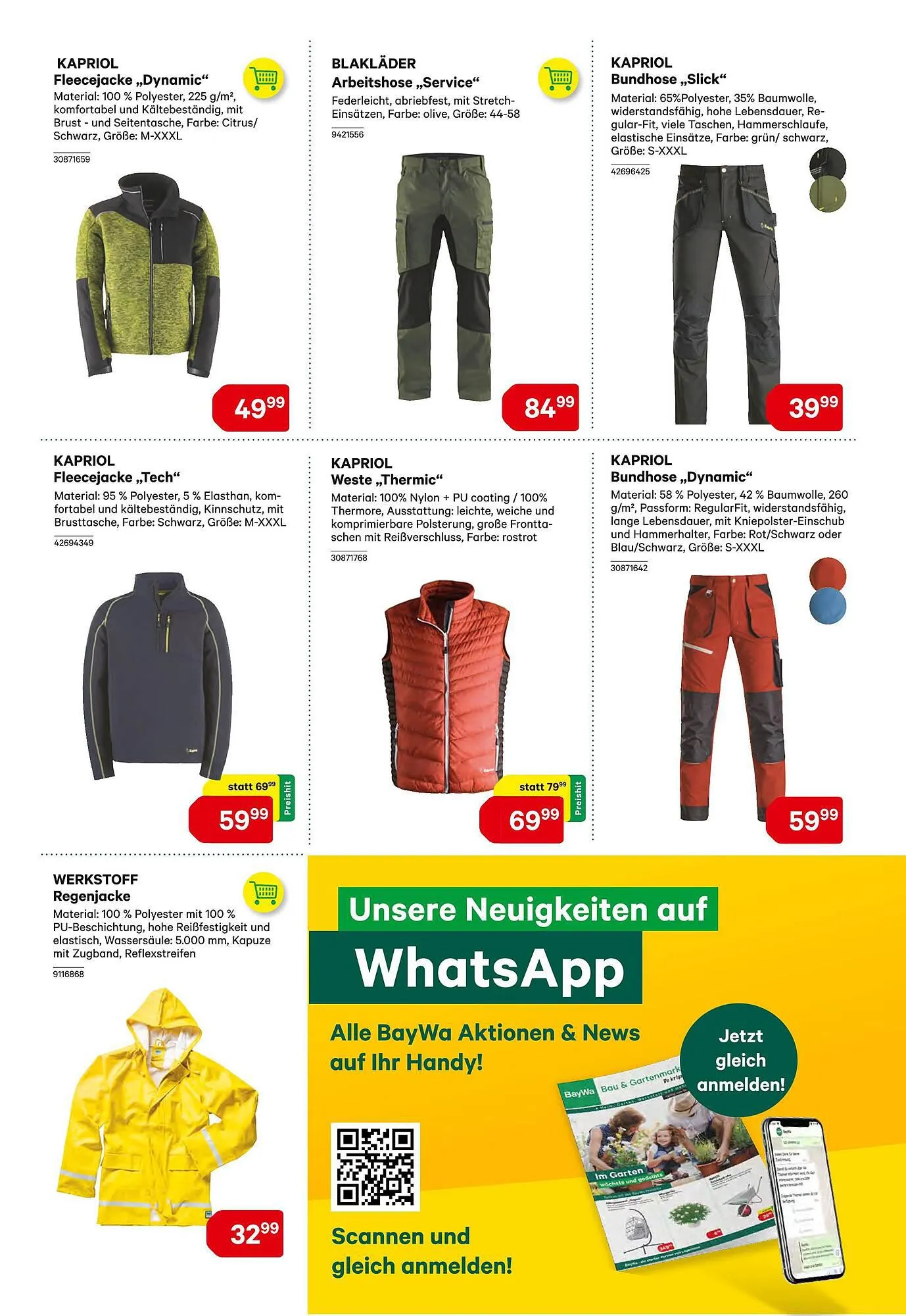 BayWa Flugblatt von 14. März bis 30. März 2024 - Flugblätt seite  21