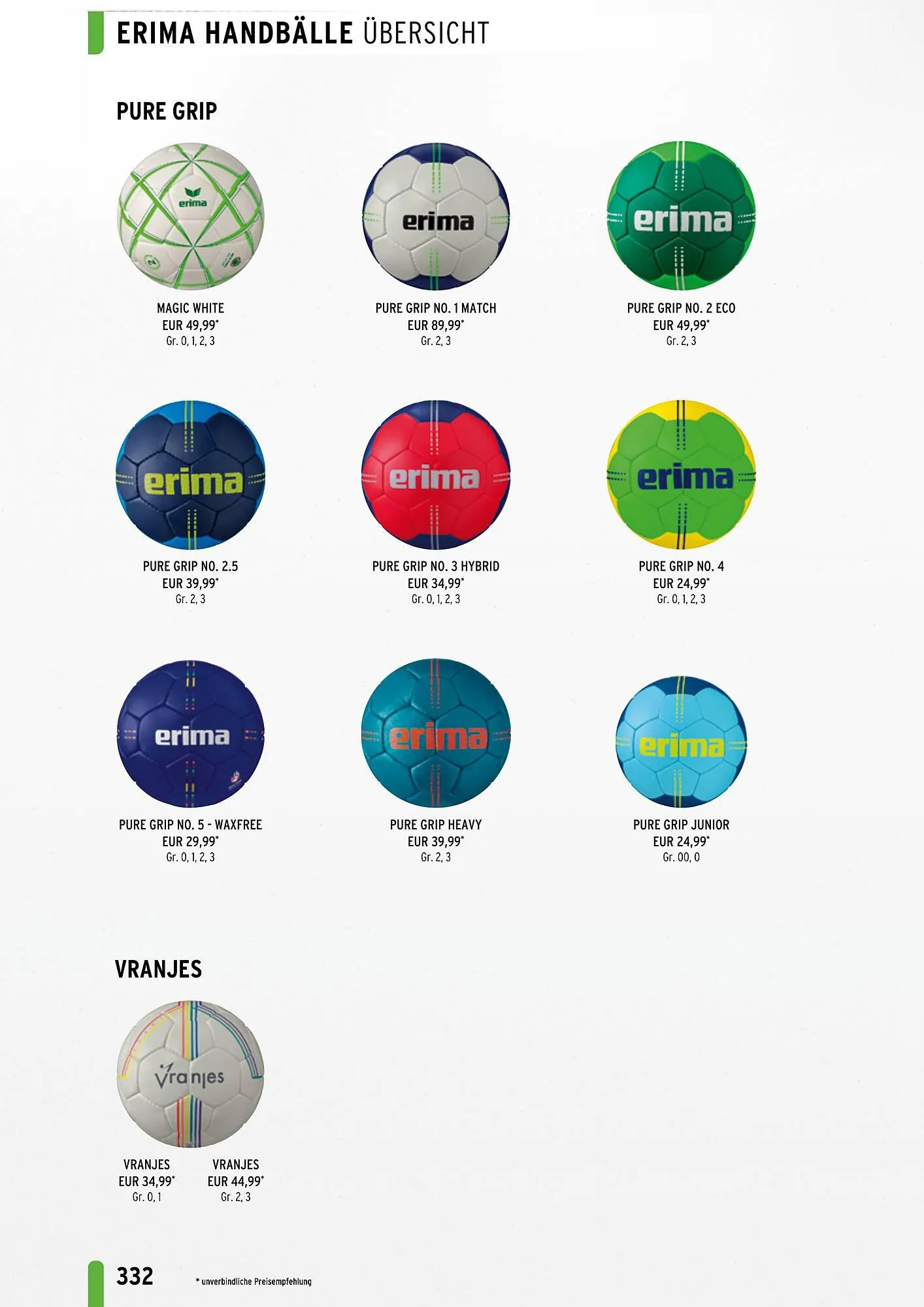 ERIMA Flugblatt von 2. Jänner bis 31. Dezember 2024 - Flugblätt seite  332