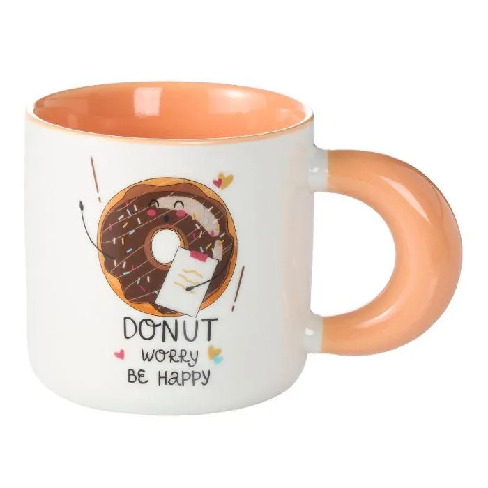 Becher Donut, Happy, 440 ml