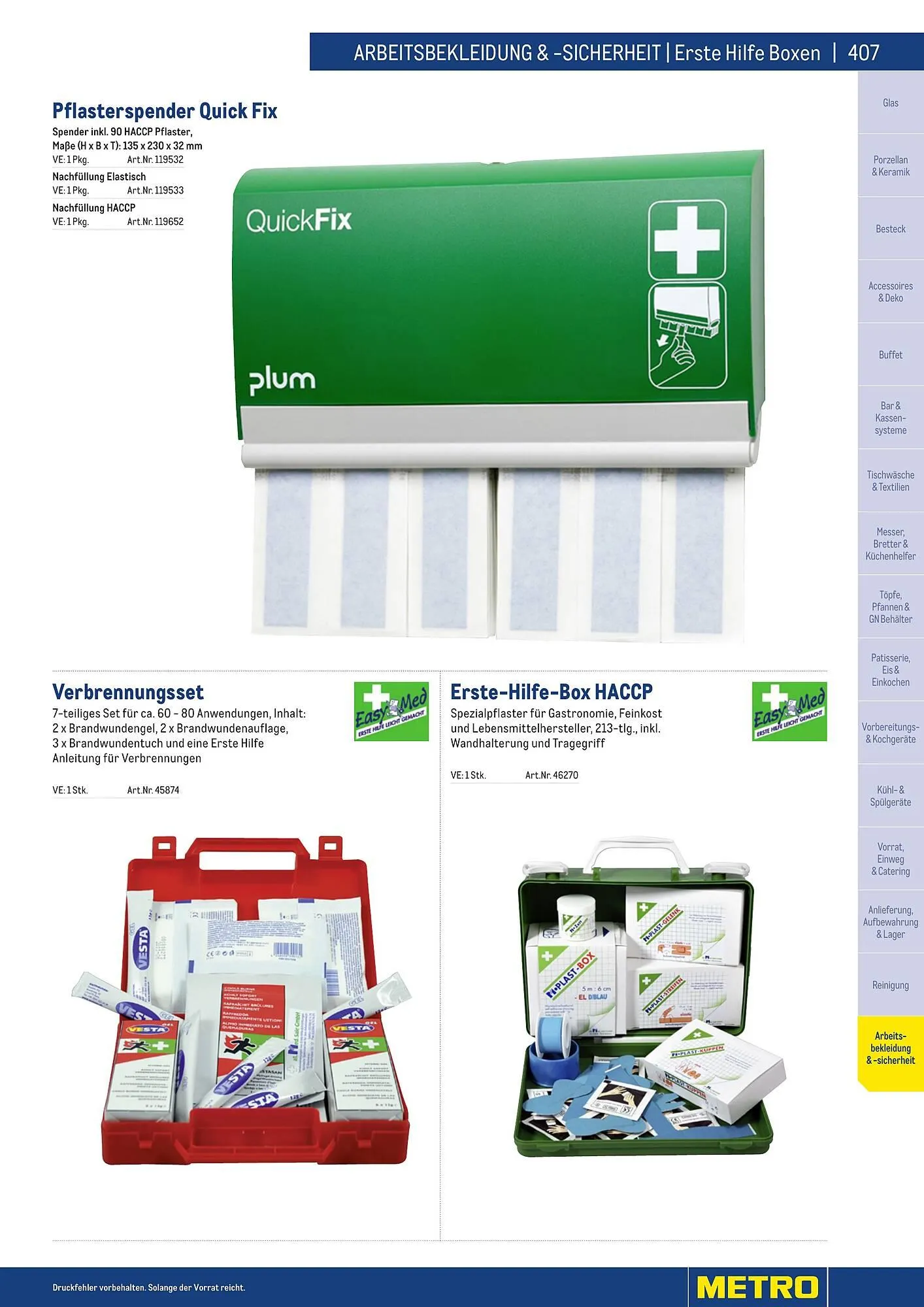 Metro Flugblatt von 25. März bis 31. Dezember 2026 - Flugblätt seite  407
