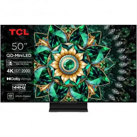 TCL 50Q7C 4K QD-Mini LED HDR PREMIUM TV mit Google TV 126 cm (50")