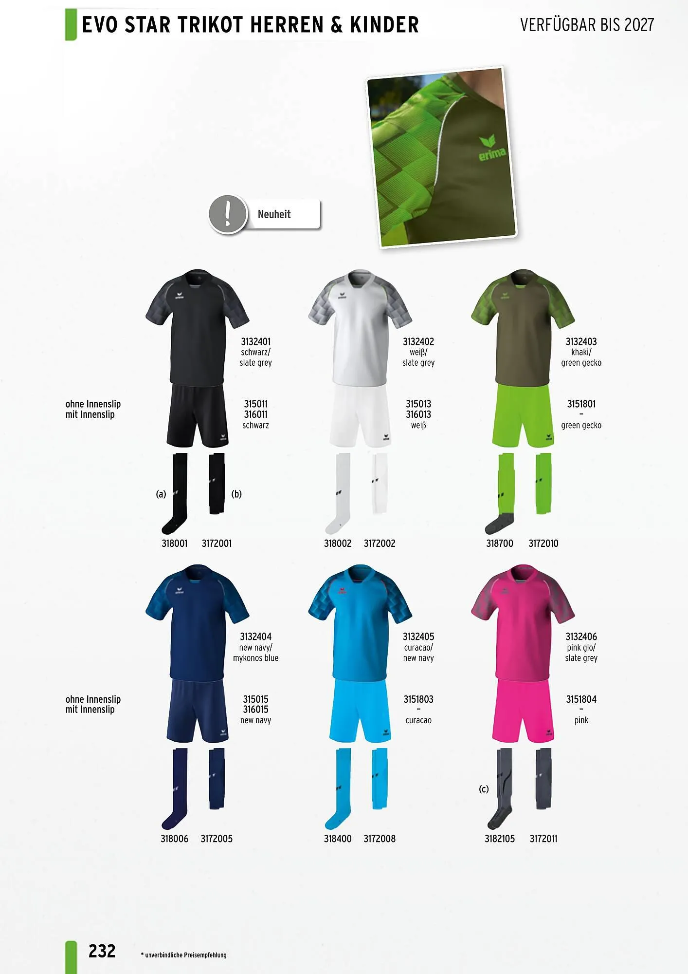 ERIMA Flugblatt von 2. Jänner bis 31. Dezember 2024 - Flugblätt seite 232