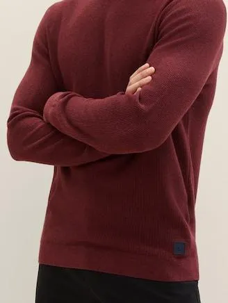 Strickpullover mit Struktur