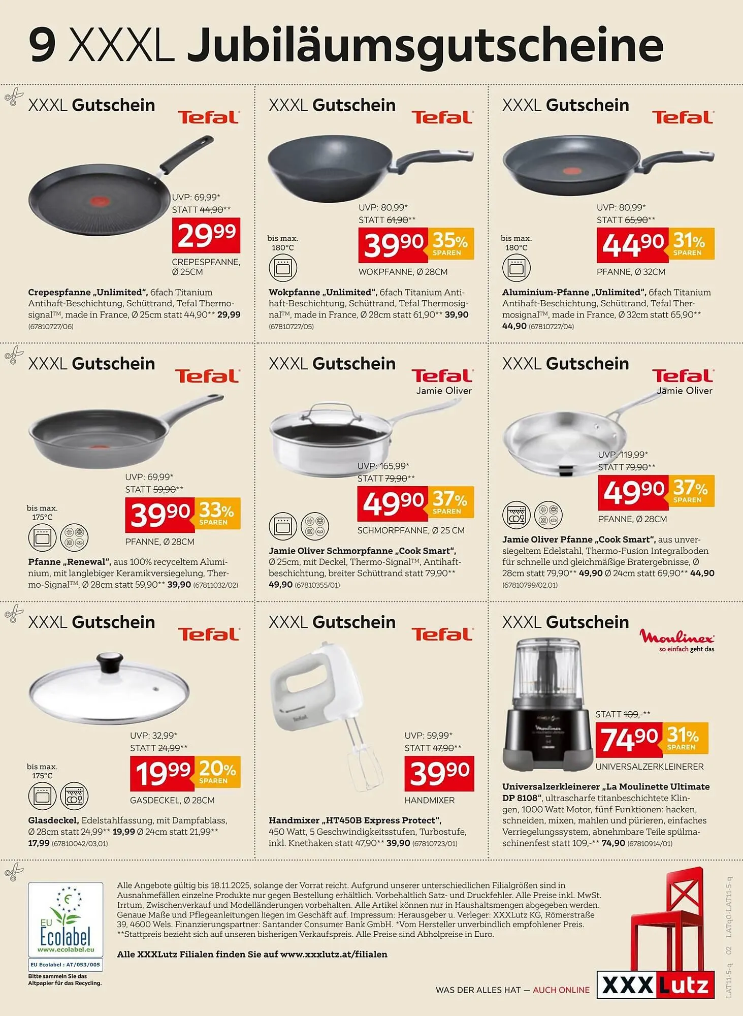 XXXLutz Prospekt von 4. November bis 18. November 2025 - Flugblätt seite  2