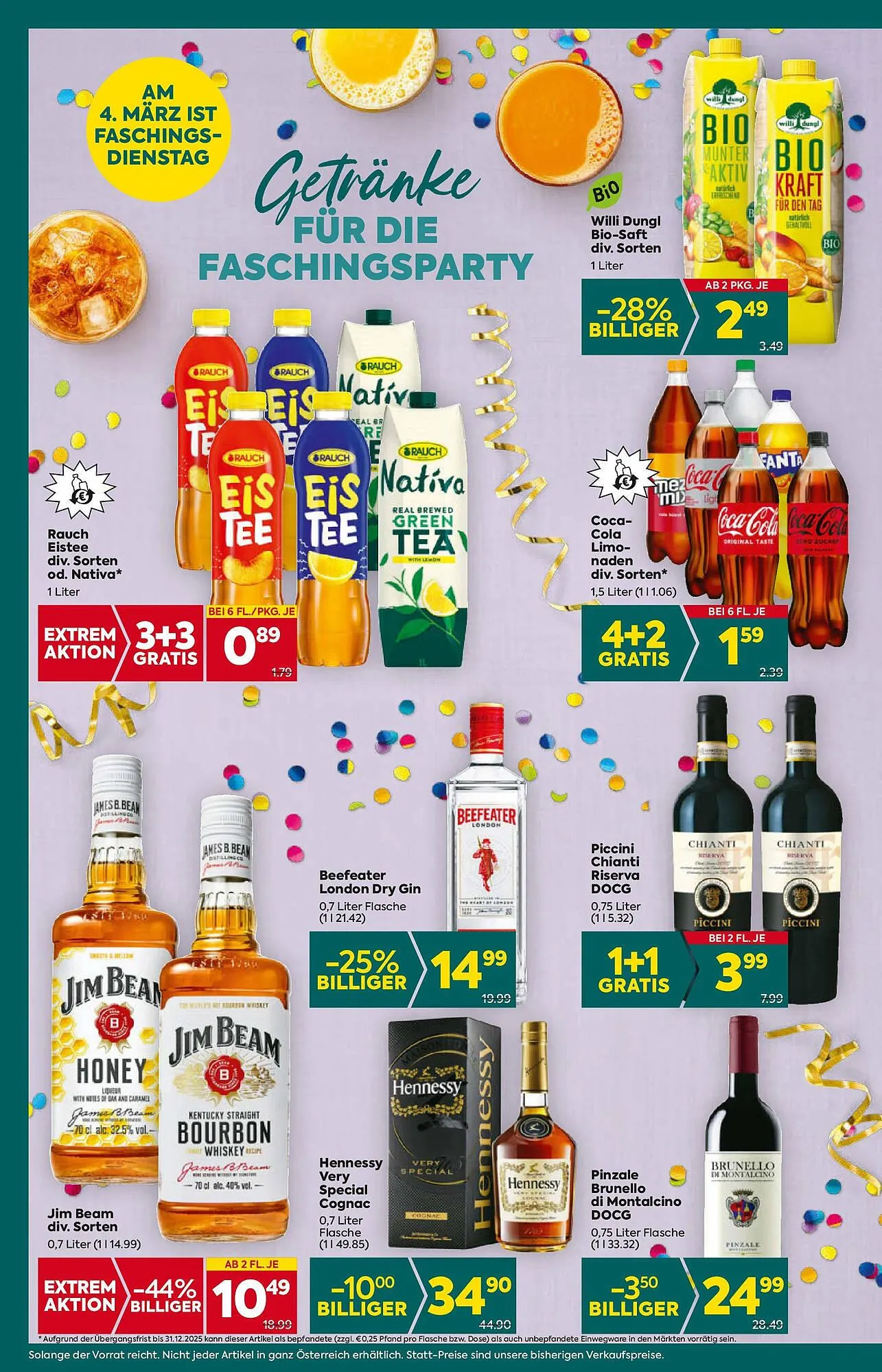 Billa Flugblatt von 13. Februar bis 19. Februar 2025 - Flugblätt seite 14