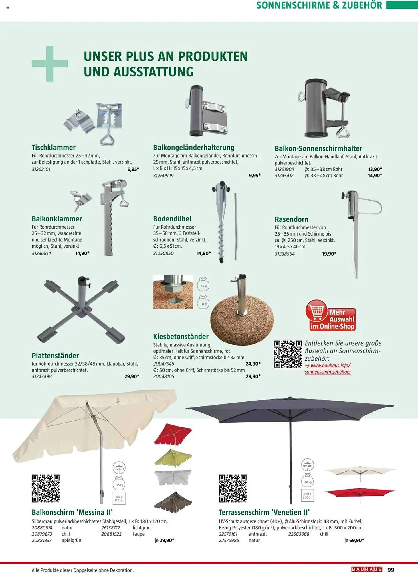 Bauhaus Flugblatt von 4. März bis 4. Jänner 2026 - Flugblätt seite  99