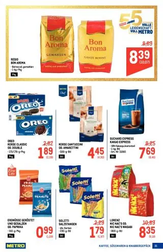 METRO Flugblatt Food - Metro Profi von 3. September bis 16. September 2026 - Flugblätt seite  31