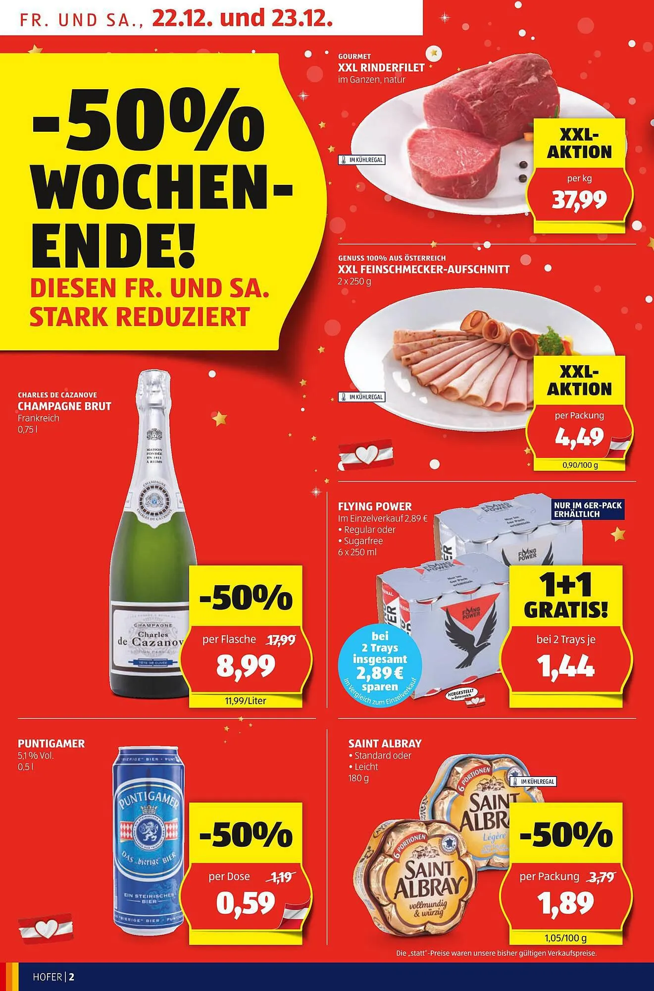 Hofer Flugblatt von 22. Dezember bis 28. Dezember 2024 - Flugblätt seite 2