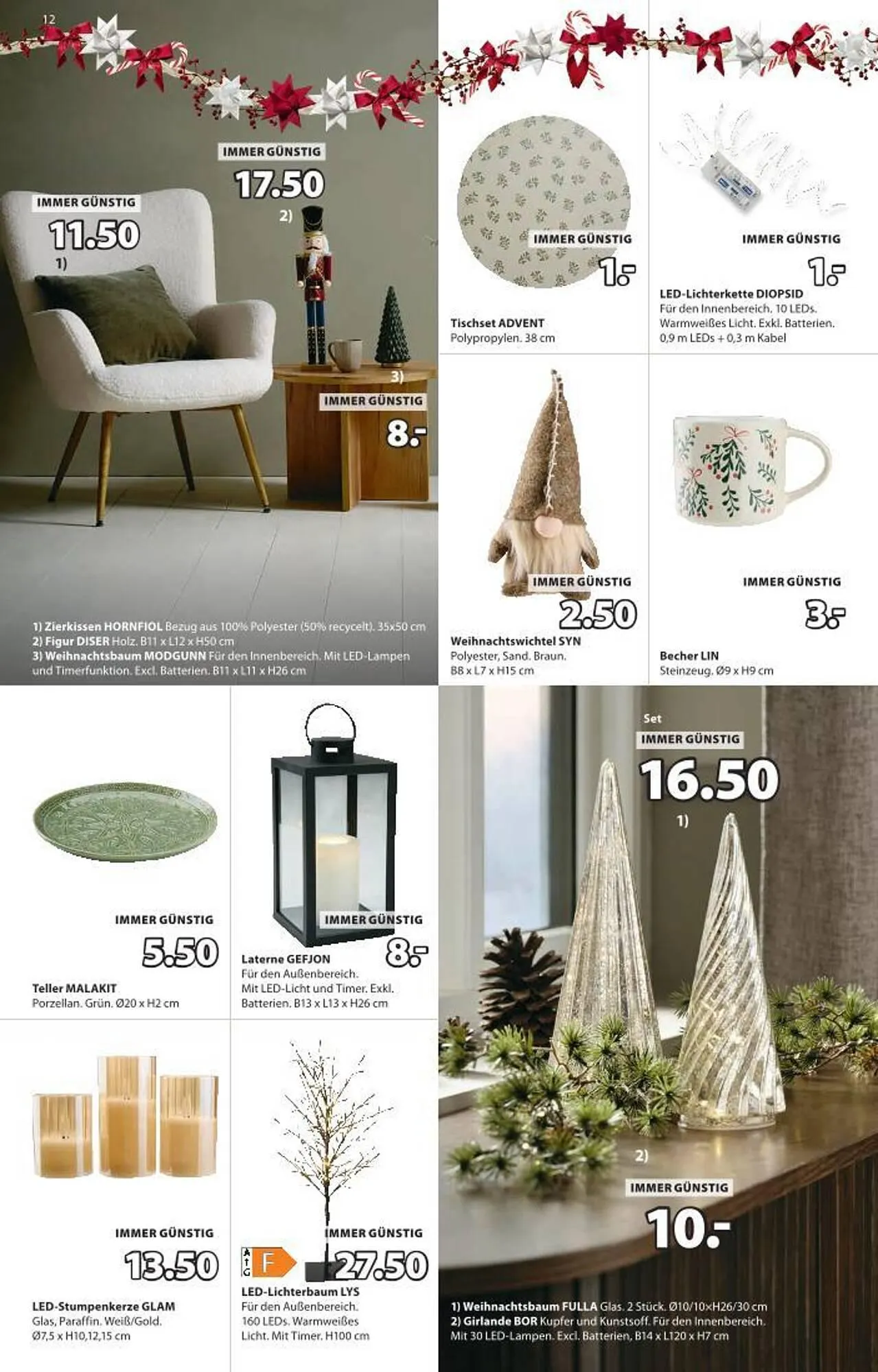 JYSK Flugblatt von 27. Oktober bis 2. Dezember 2025 - Flugblätt seite 12