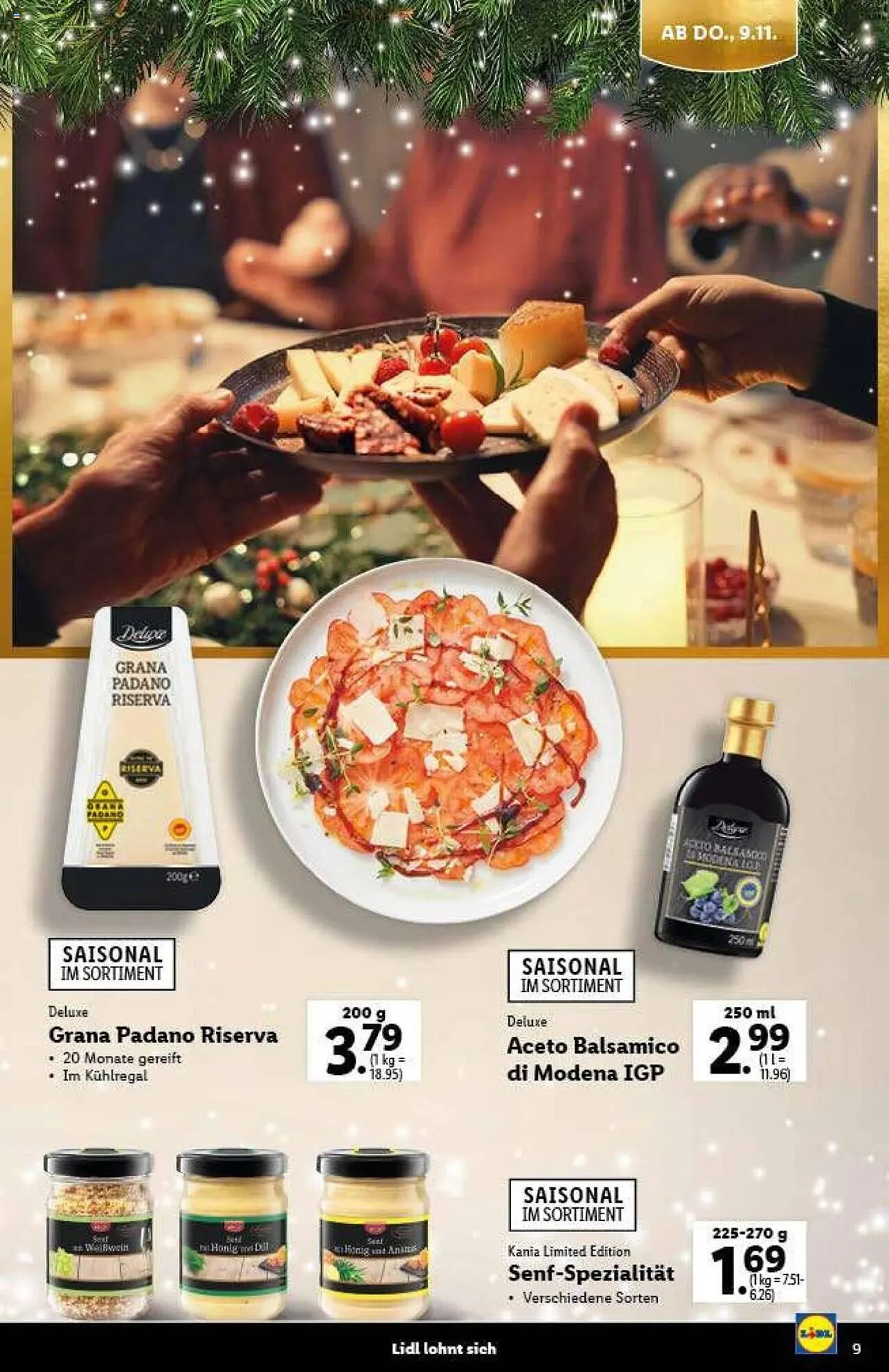 Lidl Flugblatt von 9. November bis 21. Dezember 2023 - Flugblätt seite 9
