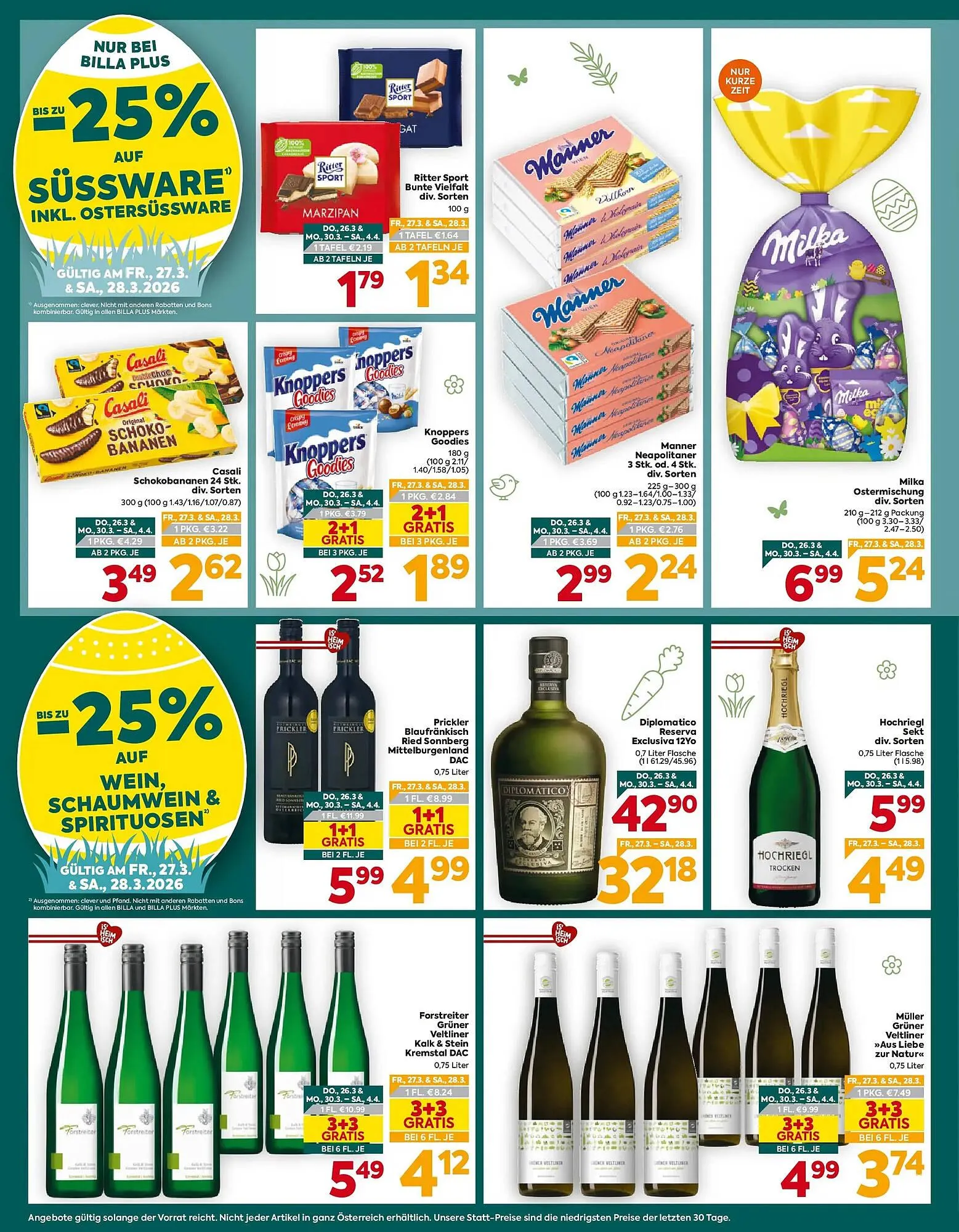 Billa Flugblatt von 26. März bis 4. April 2026 - Flugblätt seite  2