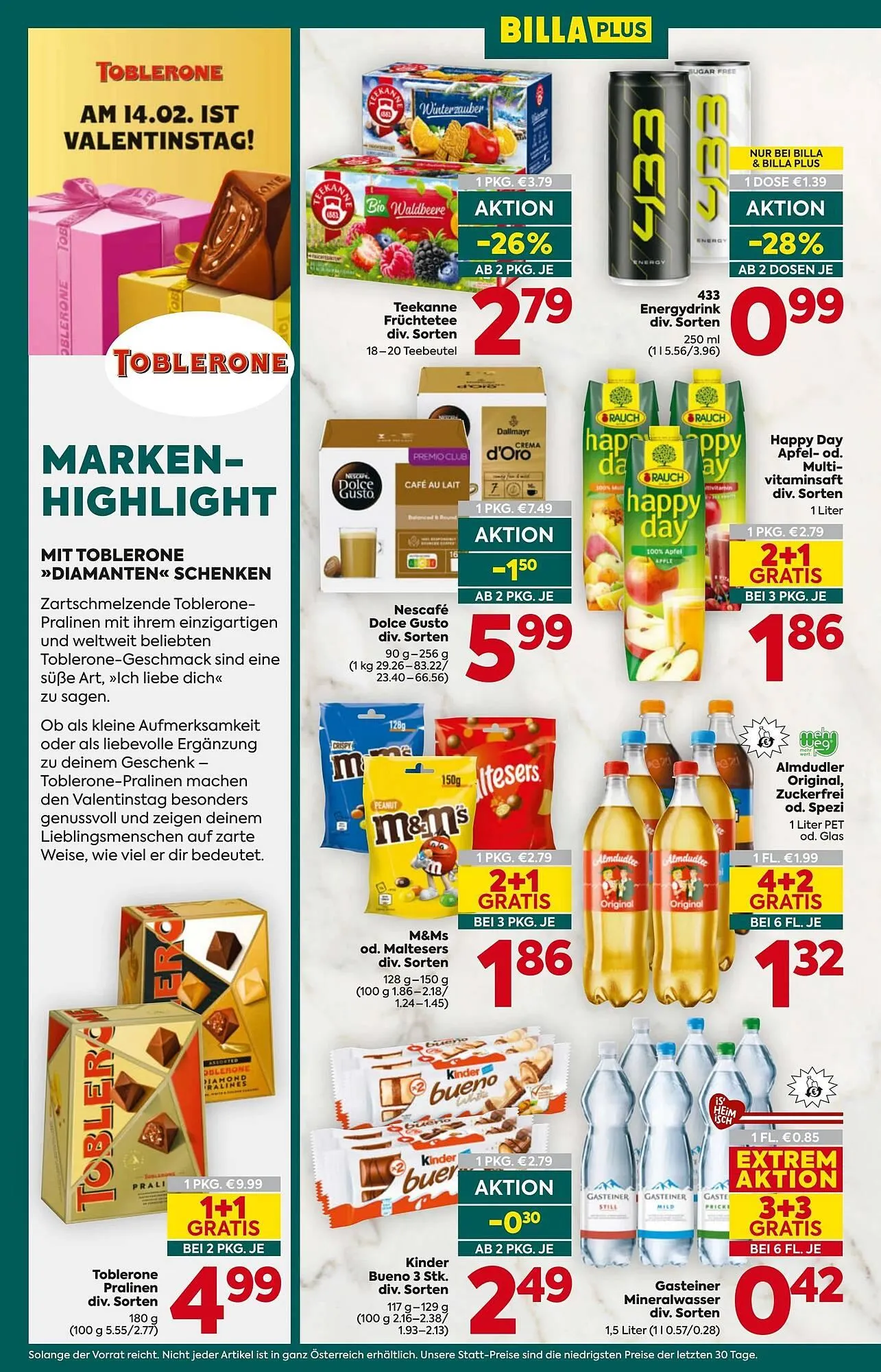 Billa Flugblatt von 5. Februar bis 11. Februar 2026 - Flugblätt seite  14