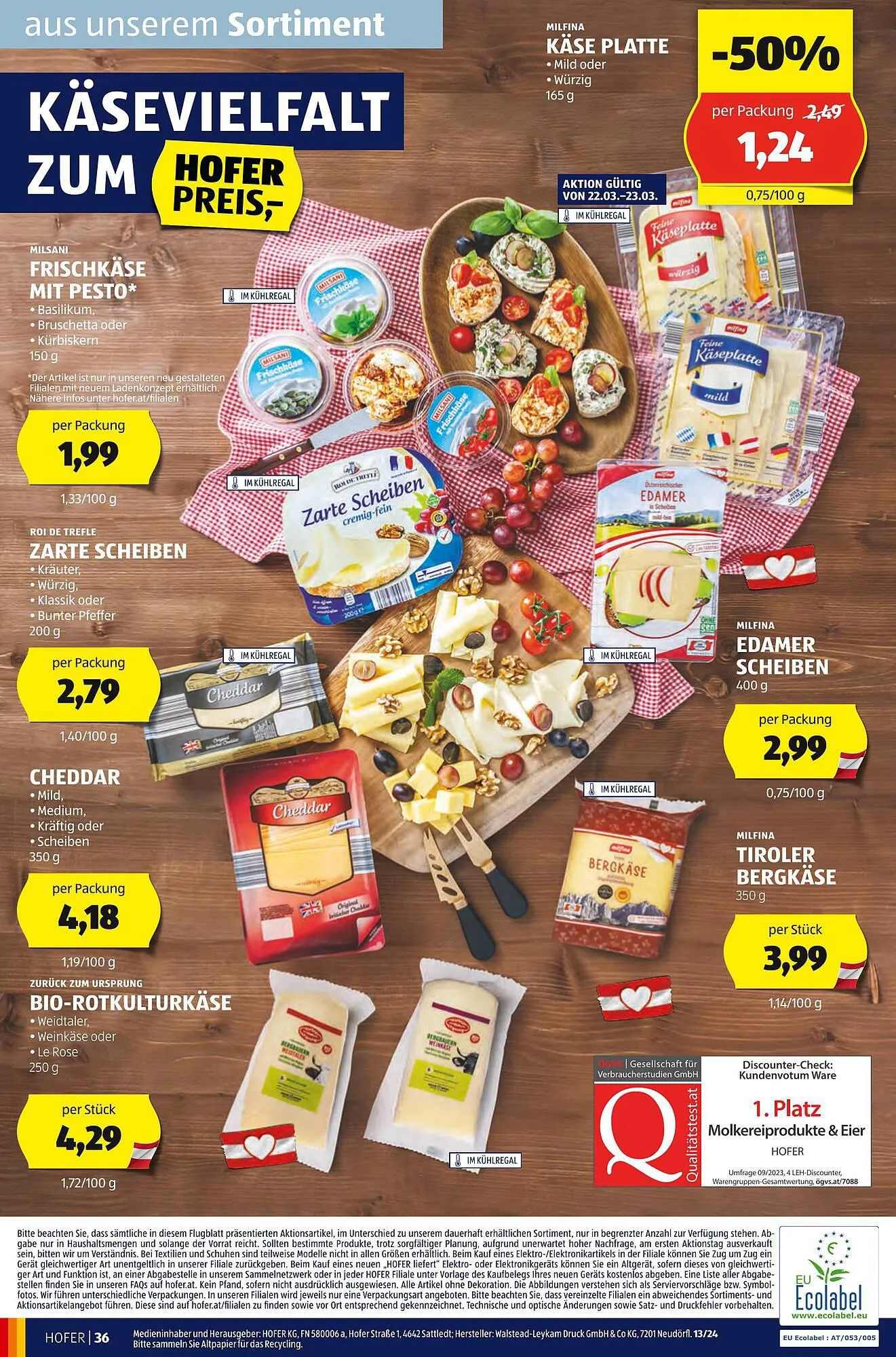 Hofer Flugblatt von 22. März bis 28. März 2024 - Flugblätt seite 38