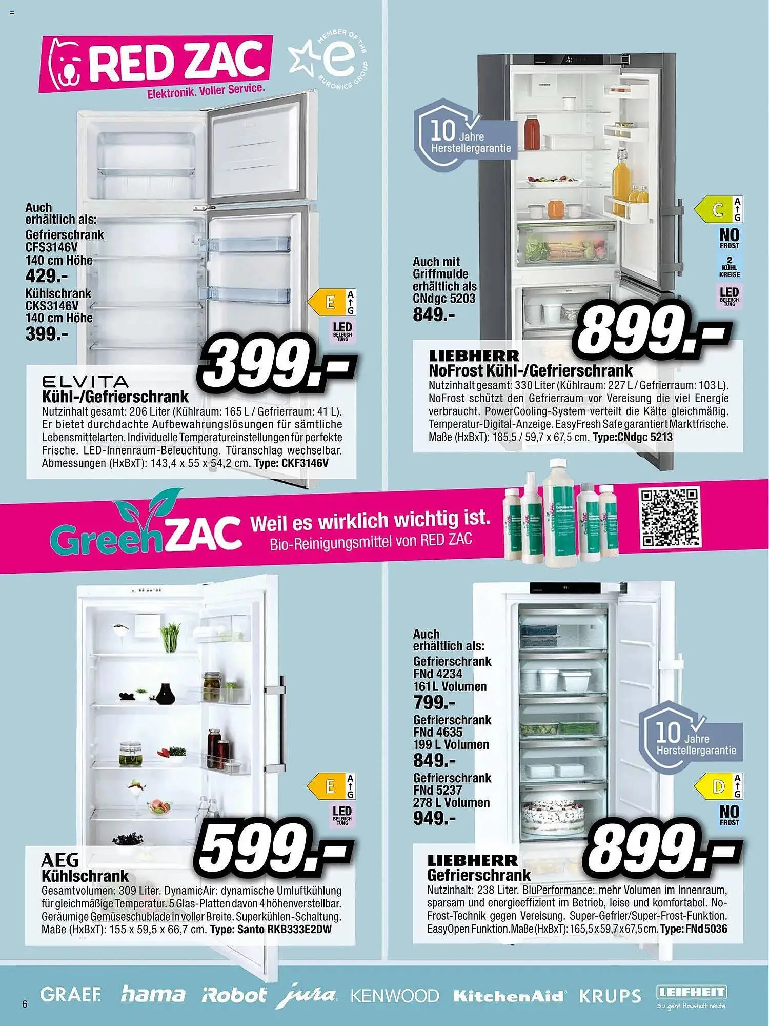 Red Zac Flugblatt von 3. April bis 19. April 2026 - Flugblätt seite  6