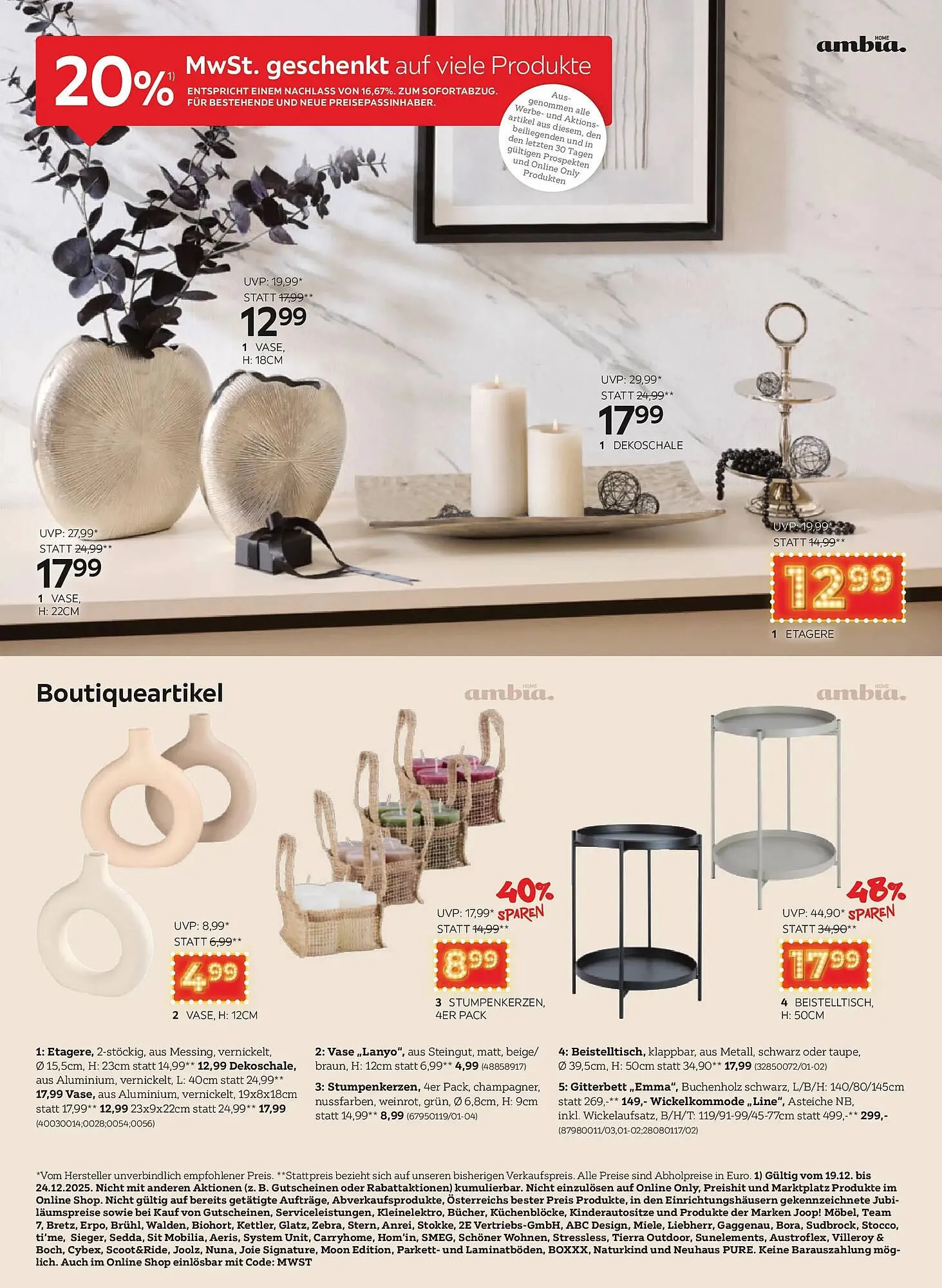 XXXLutz Prospekt von 16. Dezember bis 24. Dezember 2025 - Flugblätt seite 6