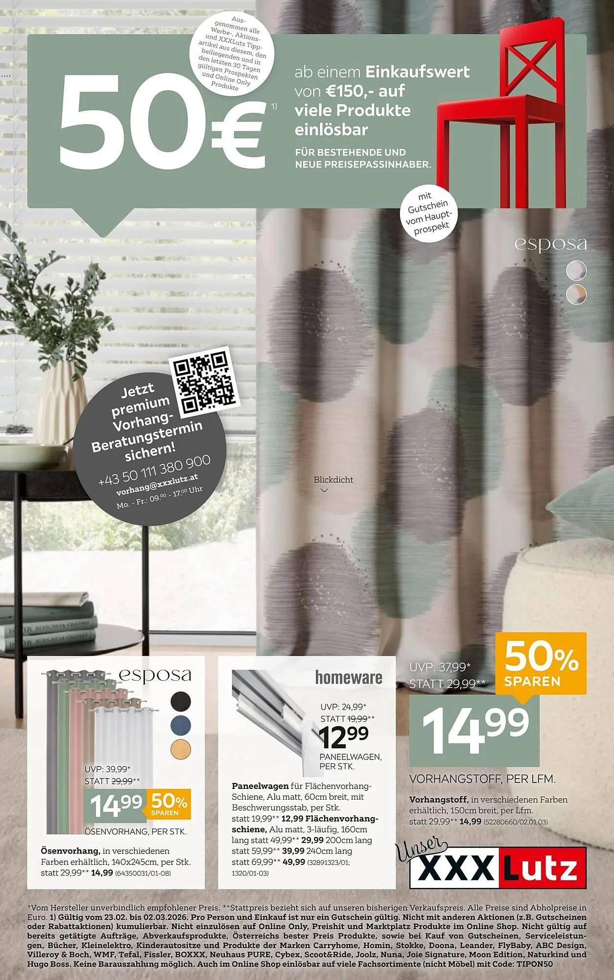 XXXLutz Prospekt von 24. Februar bis 10. März 2026 - Flugblätt seite  1