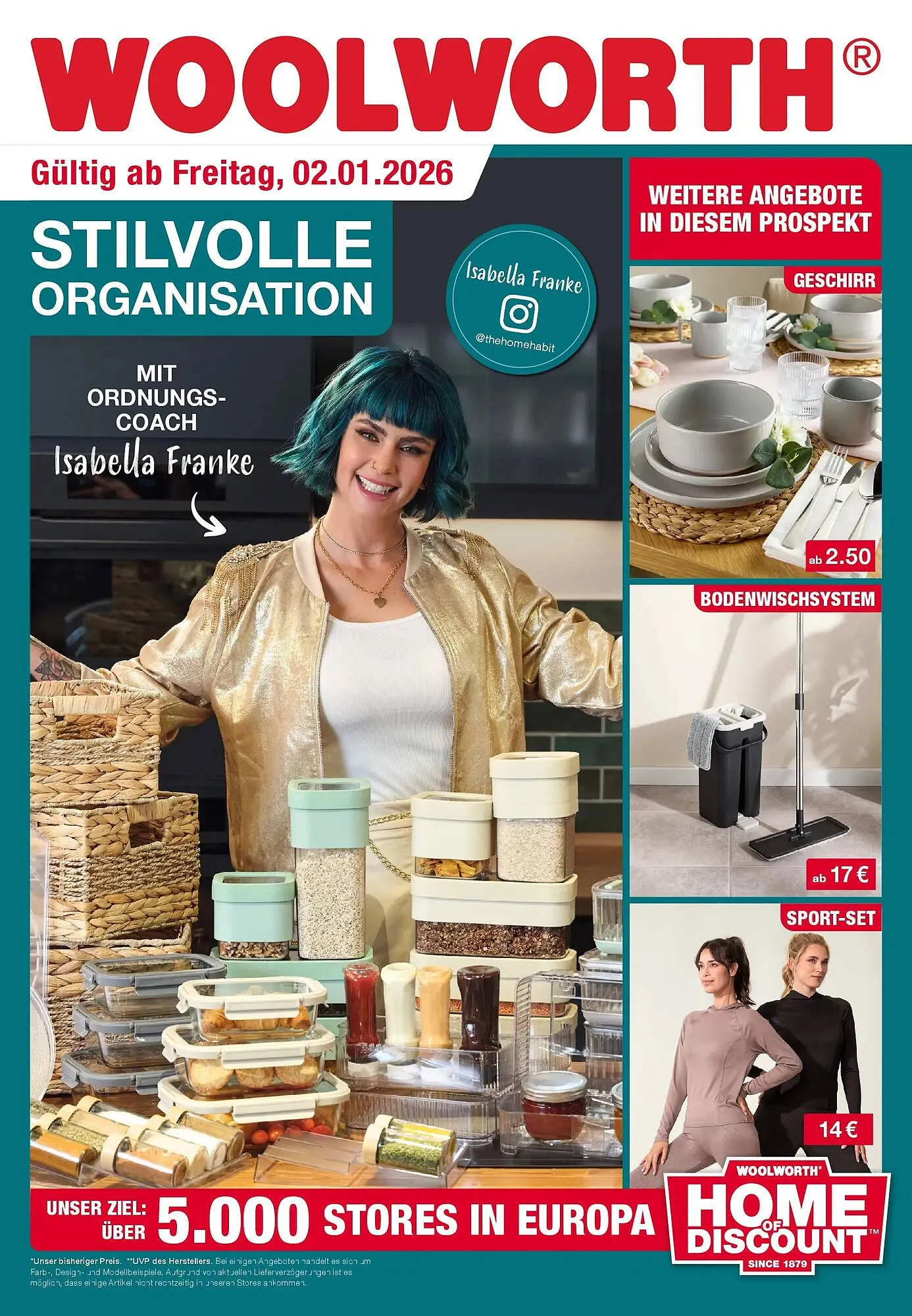 Woolworth Prospekt von 2. Jänner bis 13. Jänner 2026 - Flugblätt seite  1