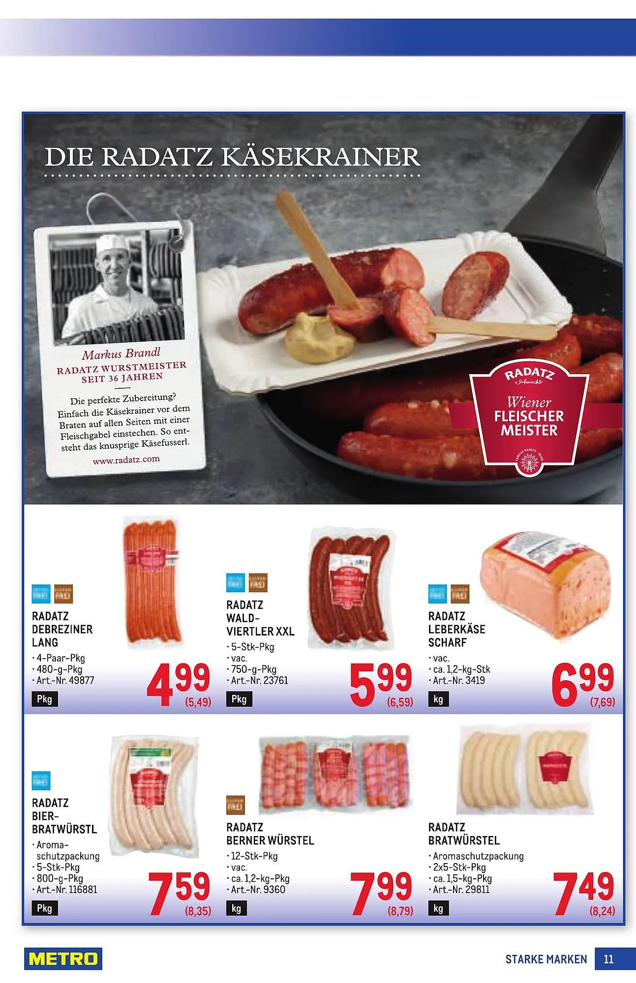 Metro Flugblatt von 11. Dezember bis 7. Jänner 2026 - Flugblätt seite  11