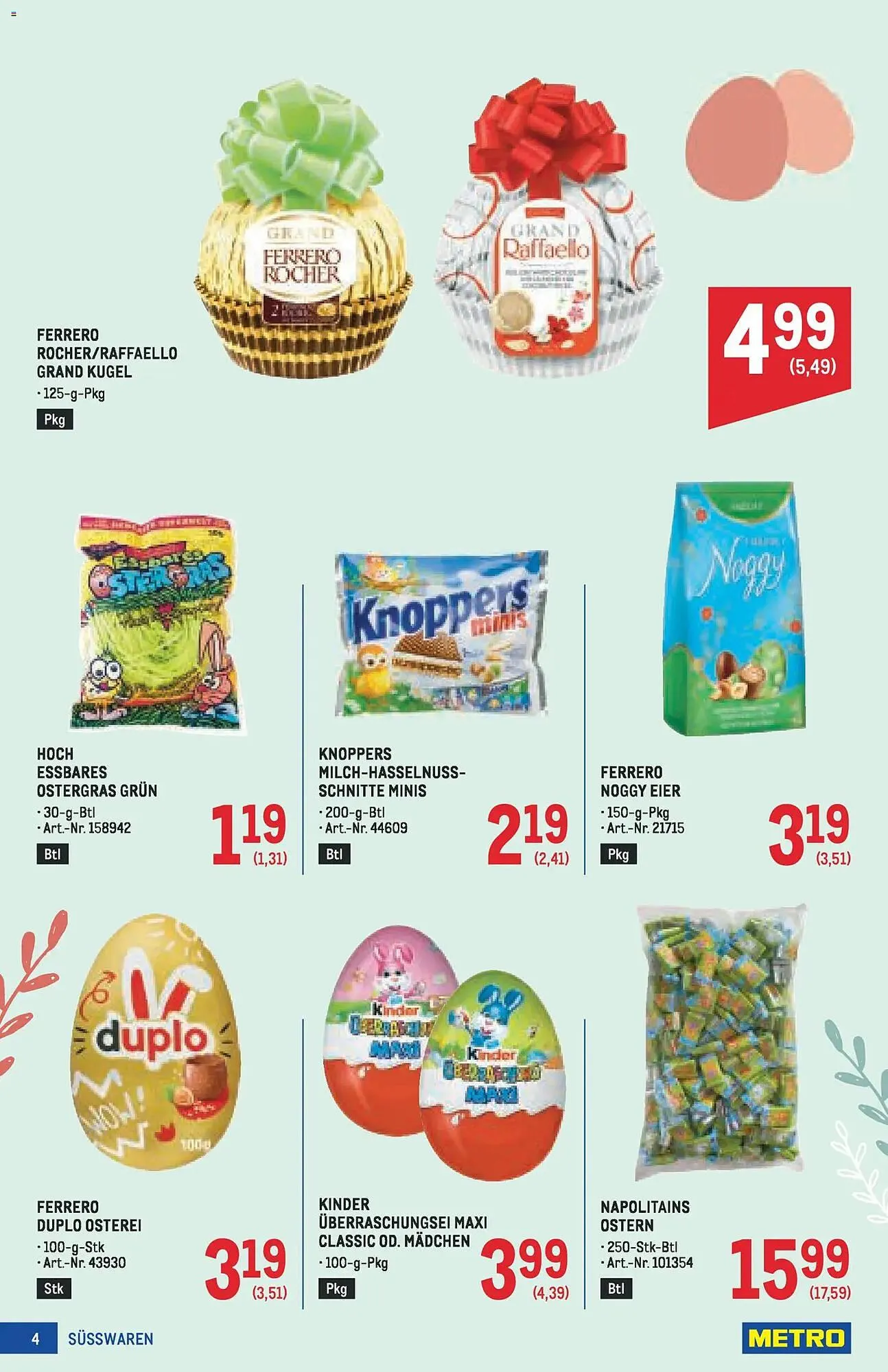 Metro Flugblatt von 19. März bis 4. April 2026 - Flugblätt seite  4