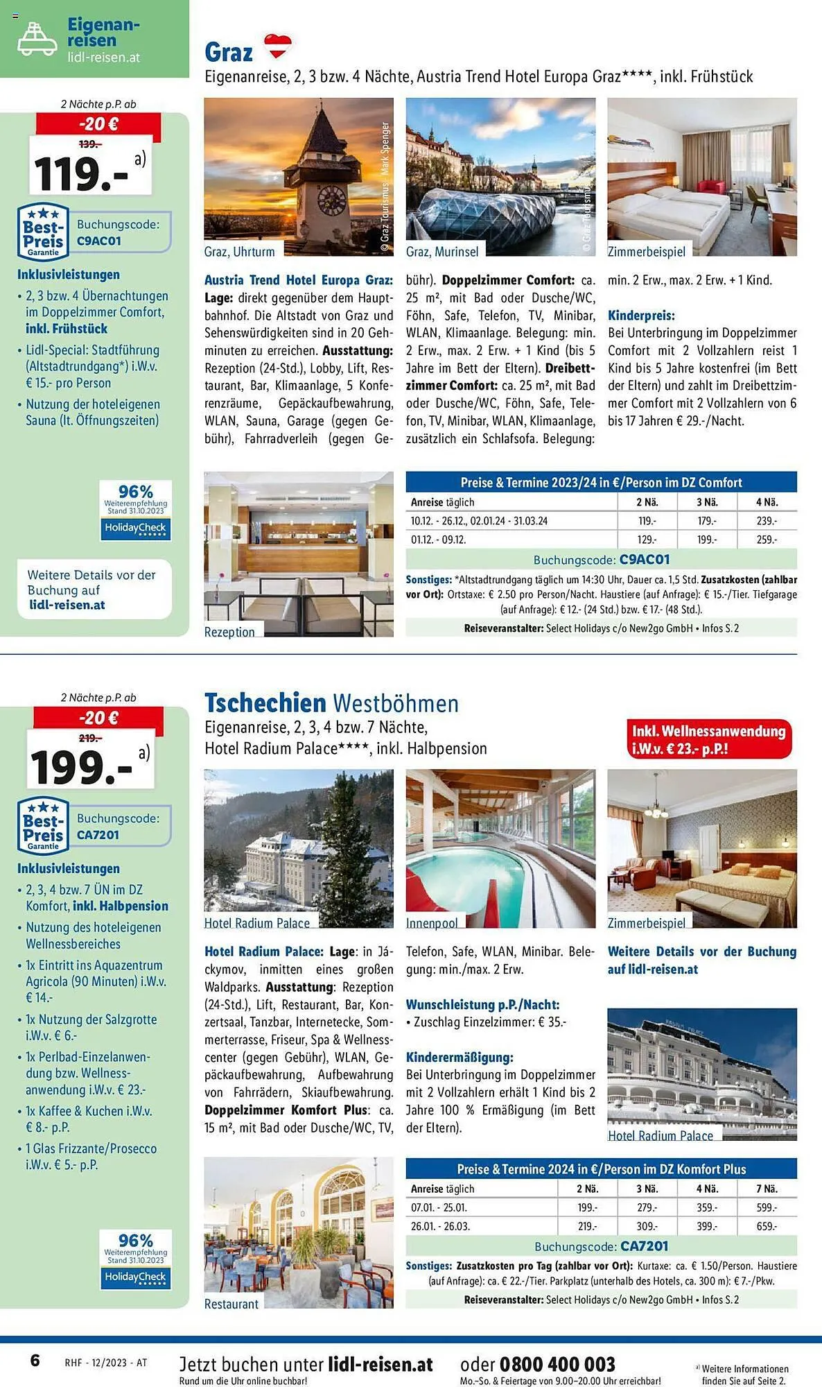 Lidl Flugblatt von 29. November bis 30. Dezember 2023 - Flugblätt seite 6