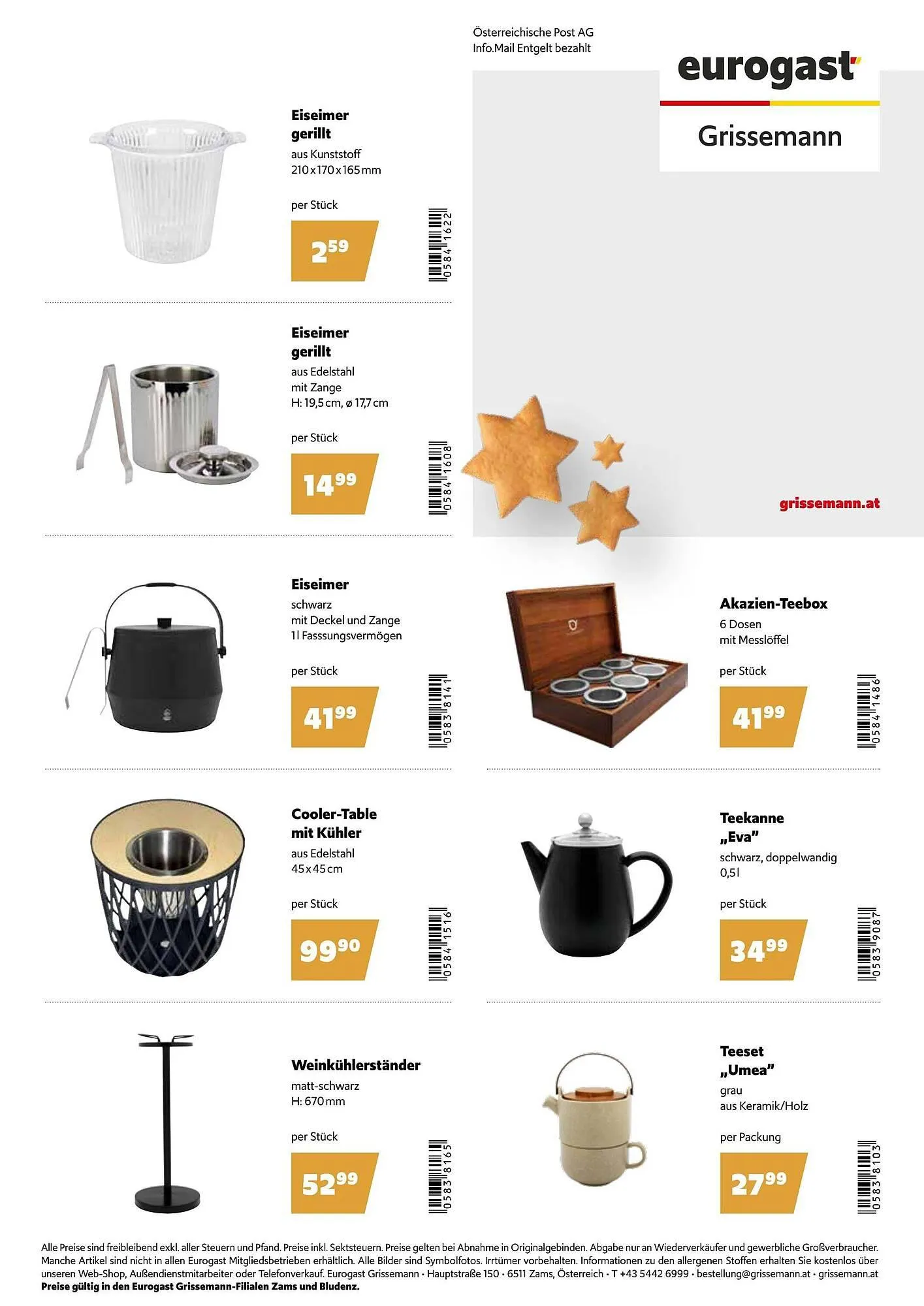 Eurogast Grissemann Flugblatt von 1. Dezember bis 31. Dezember 2025 - Flugblätt seite  24