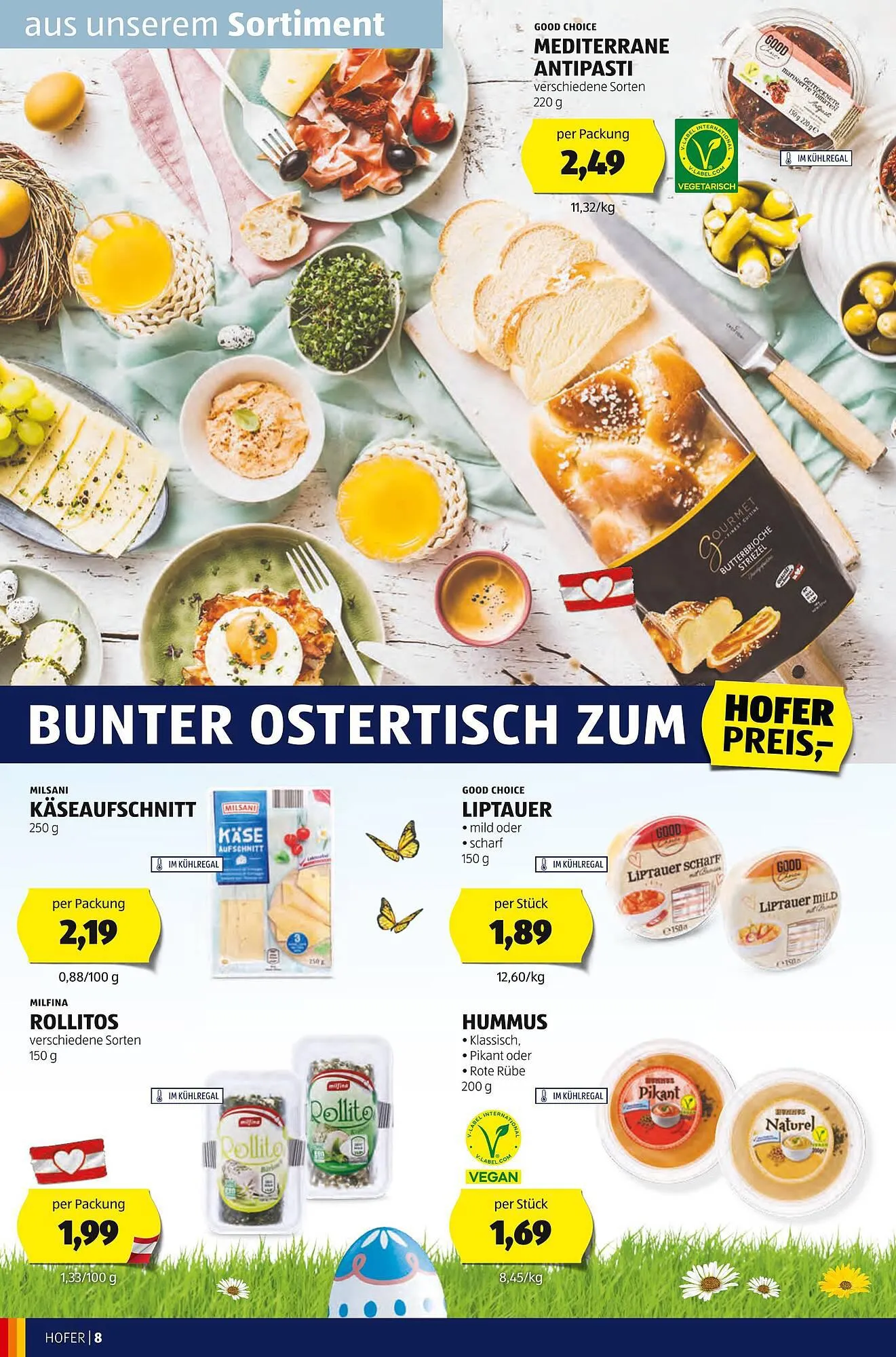 Hofer Flugblatt von 22. März bis 28. März 2024 - Flugblätt seite 8