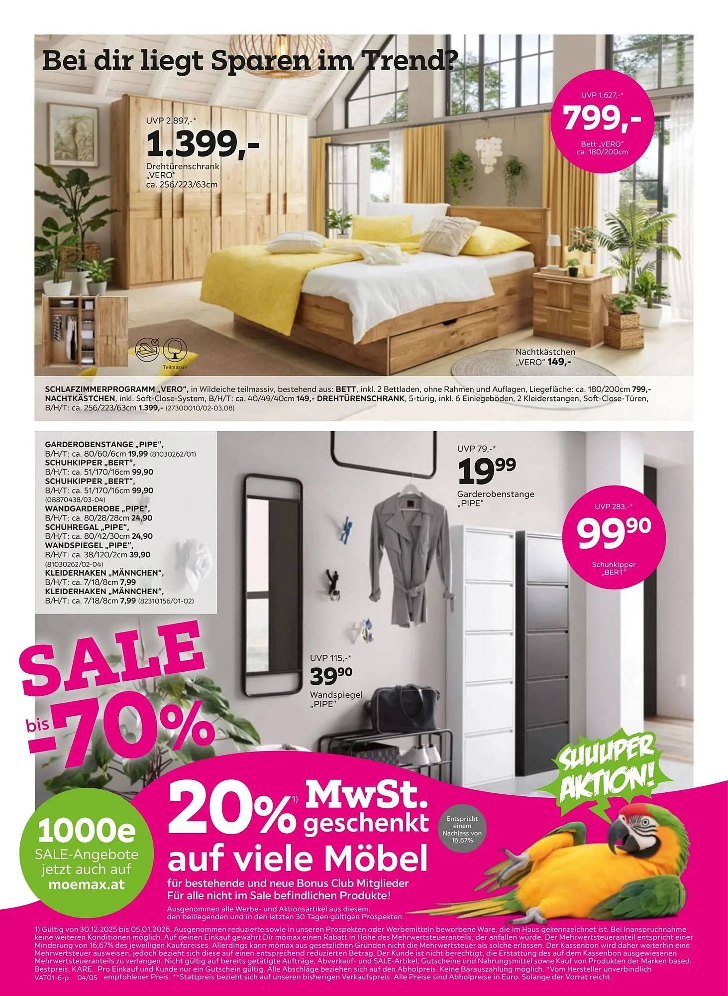 Mömax Flugblatt von 28. Dezember bis 6. Jänner 2026 - Flugblätt seite  4