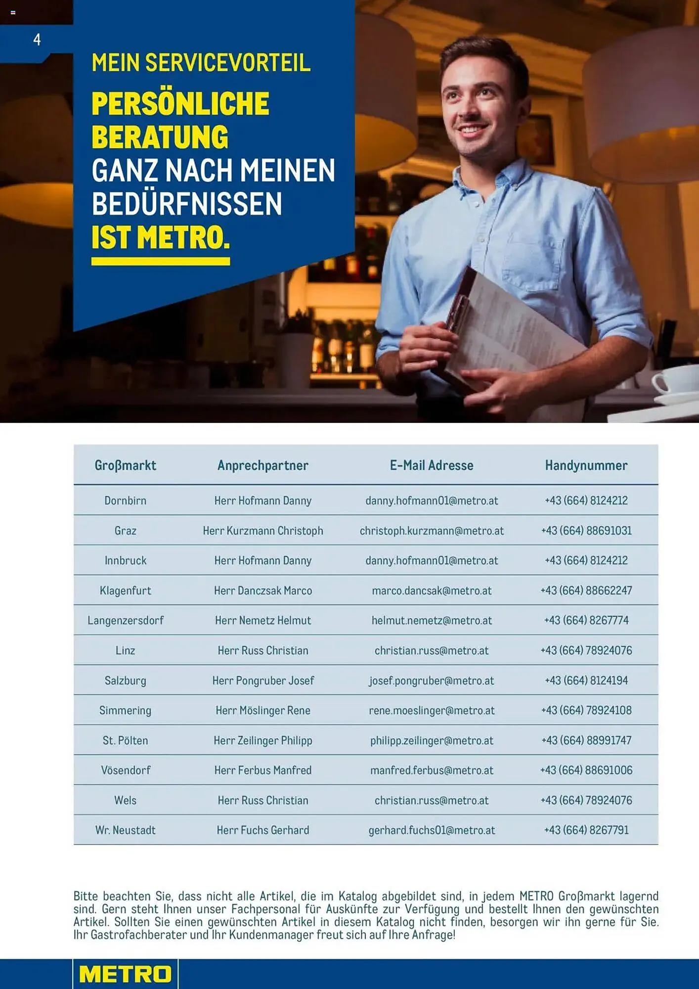 Metro Flugblatt von 2. Dezember bis 31. Dezember 2025 - Flugblätt seite  4