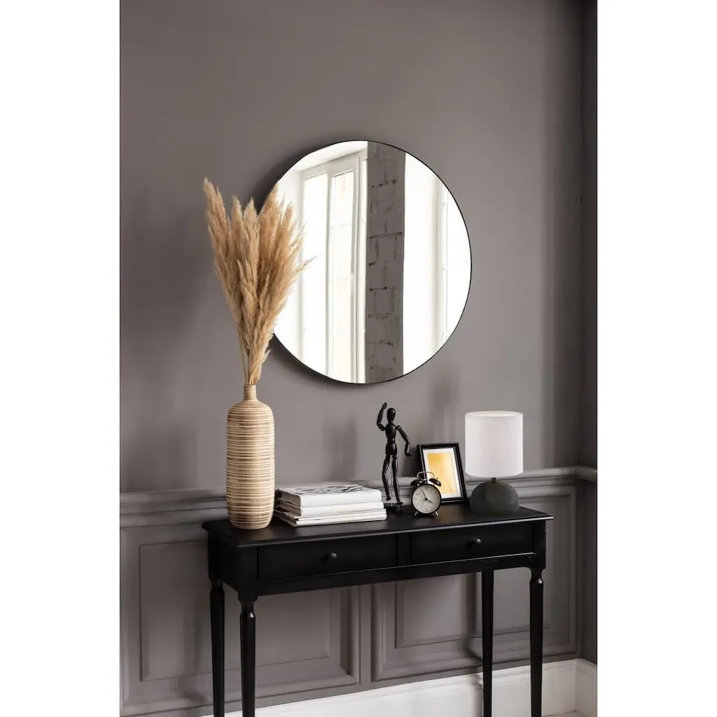 MIRRORS AND MORE Dekospiegel »Mila« Wandspiegel, rund, Ø 50 cm, lackiertes Metall