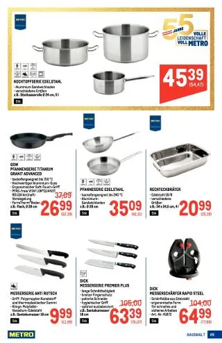 METRO Flugblatt -Profi von 19. März bis 1. April 2026 - Flugblätt seite 49