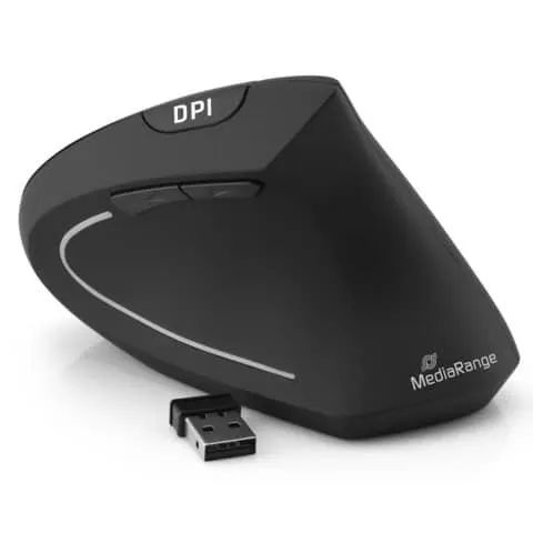 Maus optisch schwarz Rechtshänder MEDIARANGE MROS232