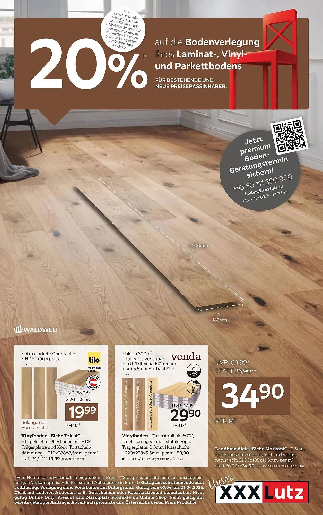 XXXLutz Prospekt von 7. April bis 21. April 2026 - Flugblätt seite  1