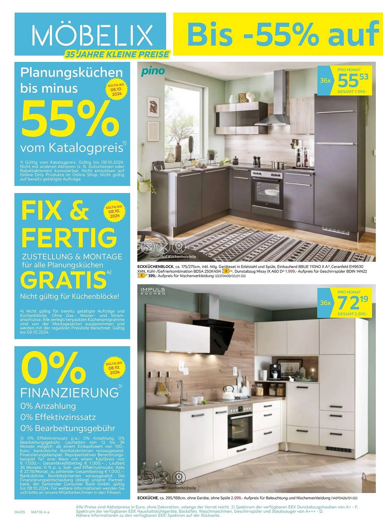 Möbelix Flugblatt von 30. September bis 9. Oktober 2024 - Flugblätt seite 4