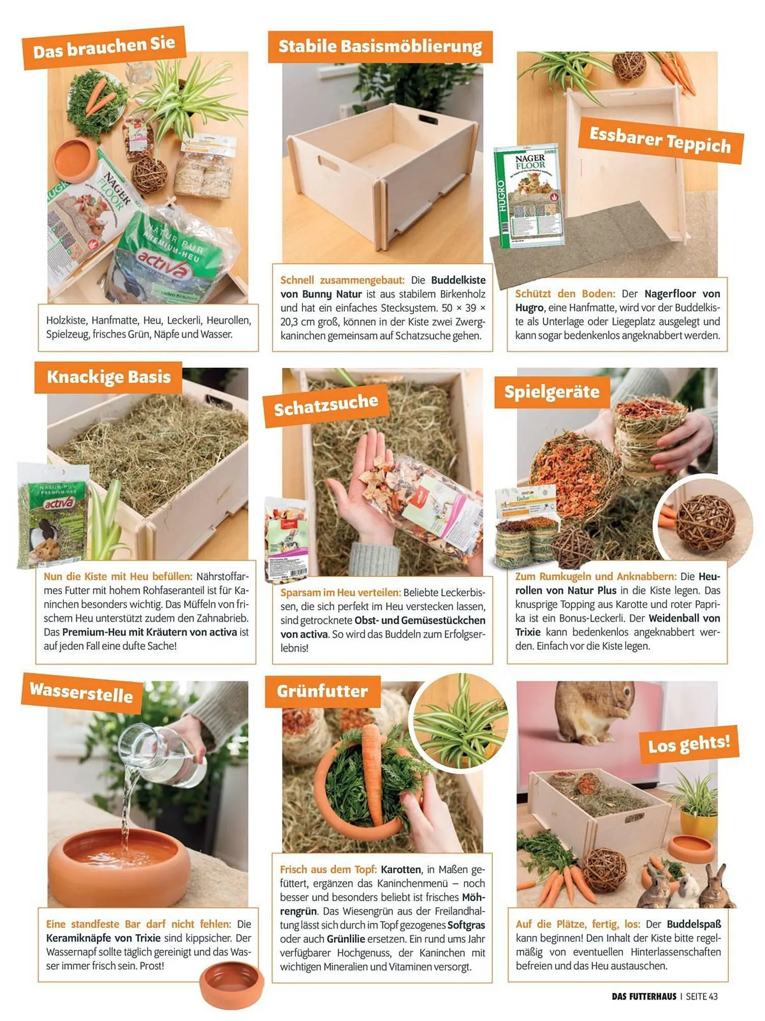 Das Futterhaus Flugblatt von 1. April bis 20. Mai 2024 - Flugblätt seite  43