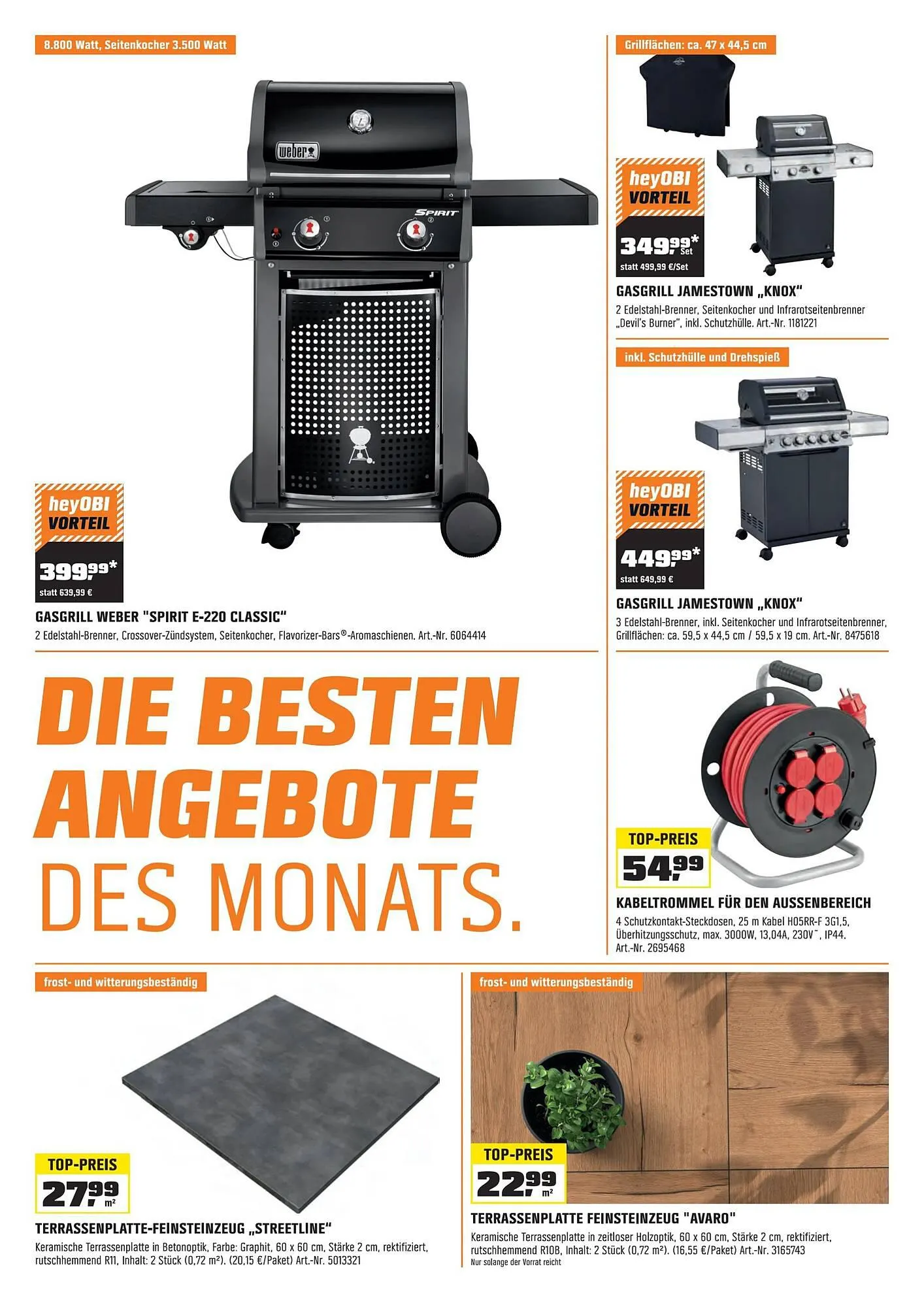 OBI Flugblatt von 30. Juni bis 31. Juli 2023 - Flugblätt seite 2