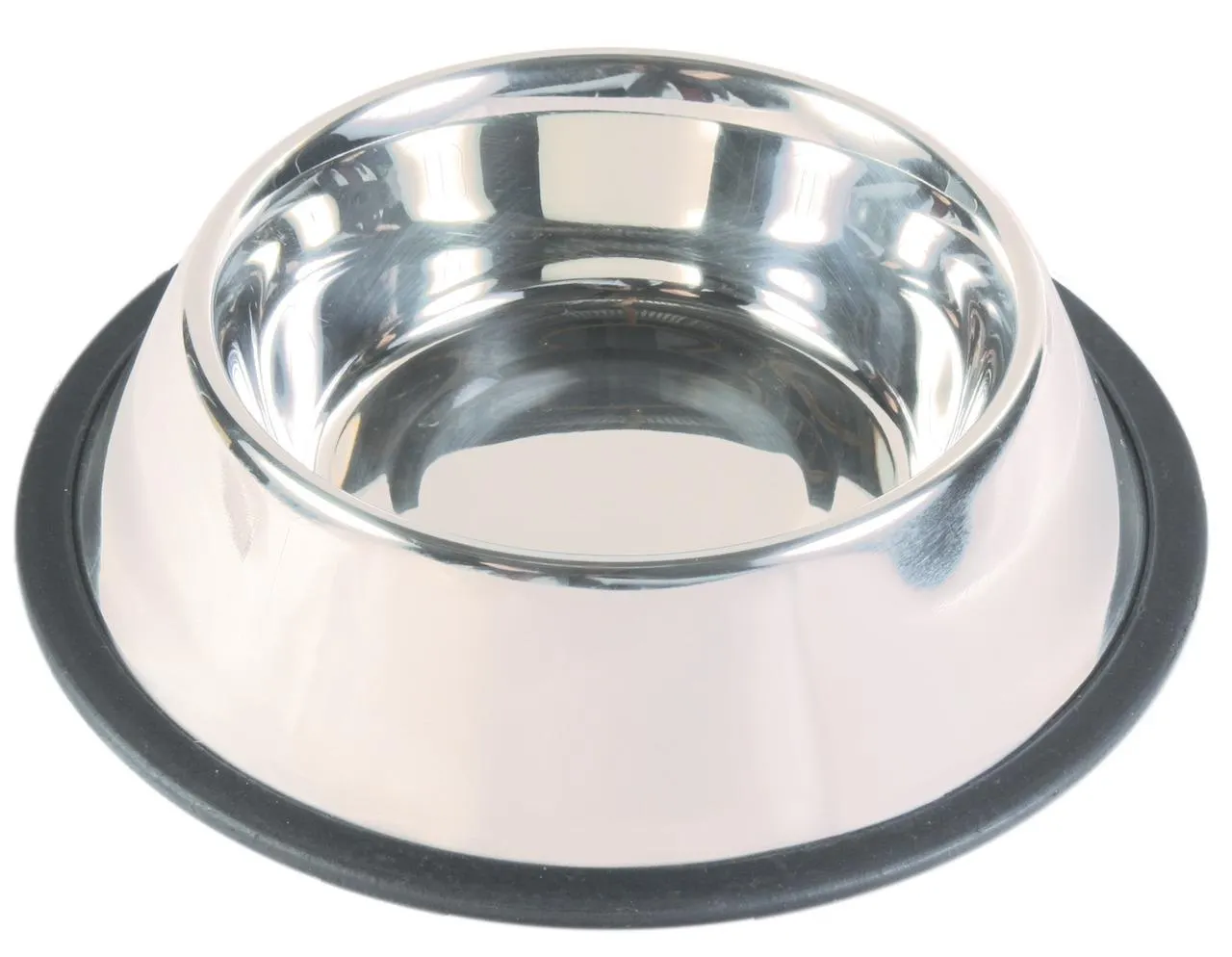 Trixie Edelstahlnapf Gummiring Hunde Zubehör 900 ml