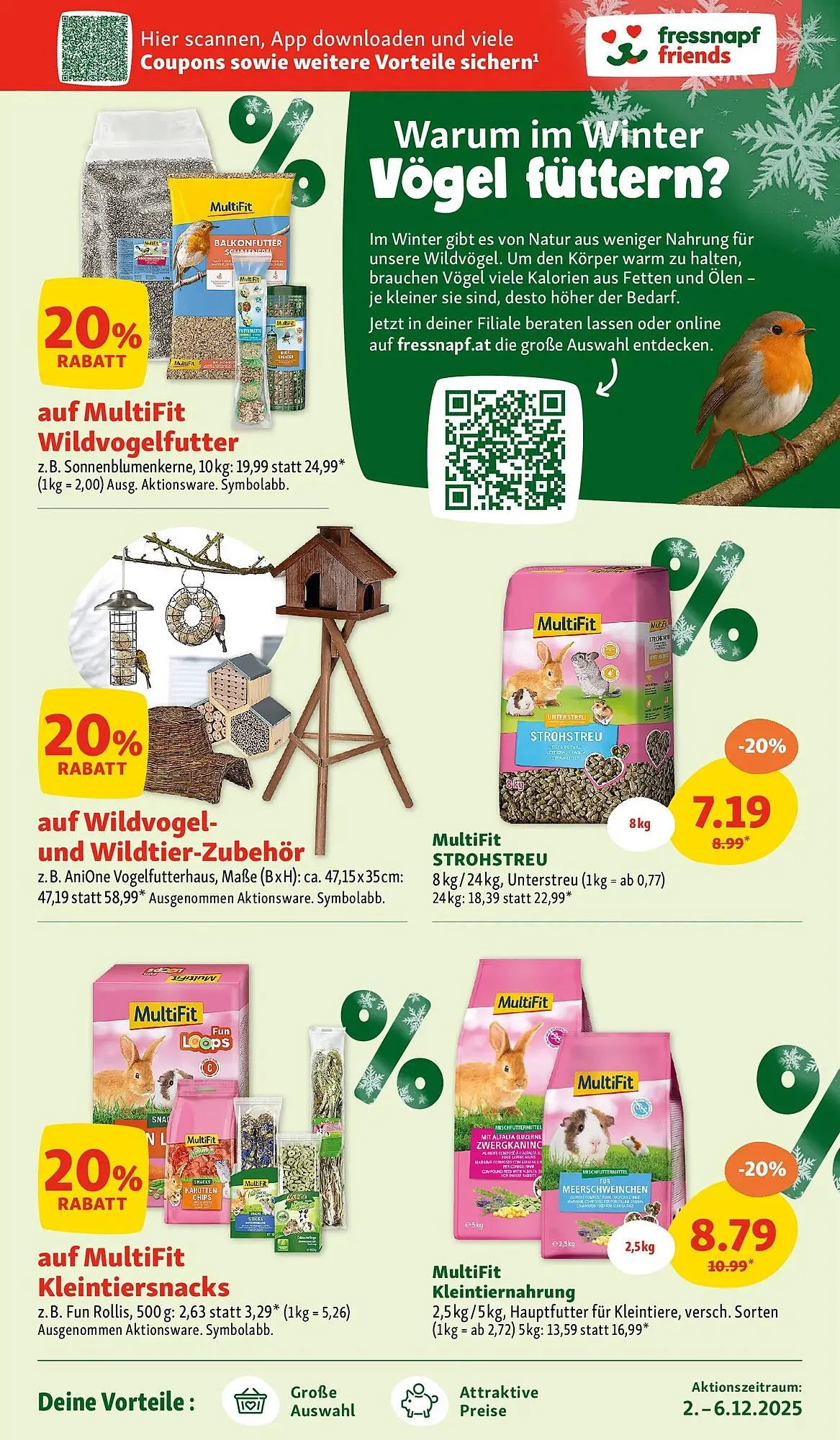 Fressnapf Flugblatt von 2. Dezember bis 6. Dezember 2025 - Flugblätt seite 7