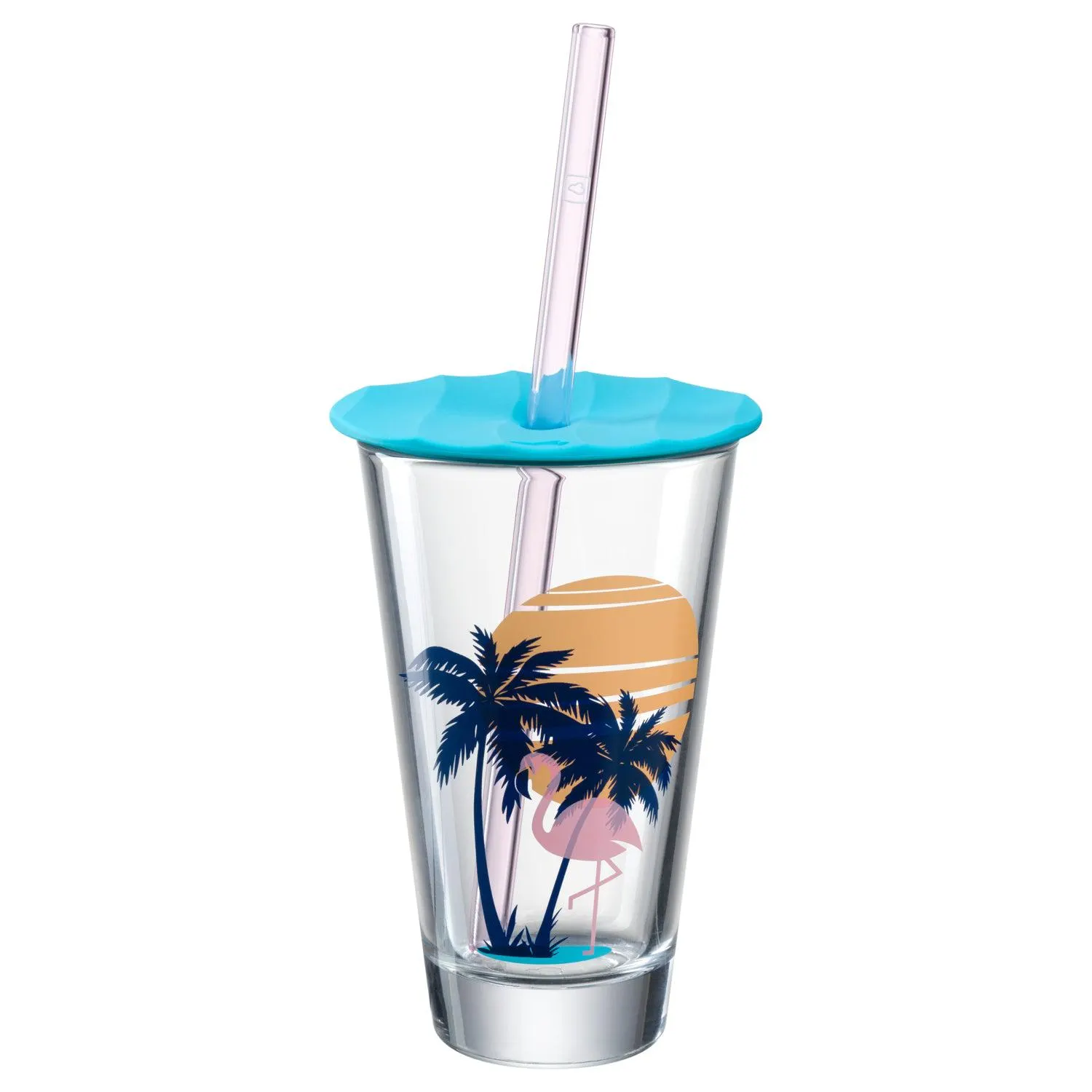 Trinkset AMALFI 3-teilig 300 ml Palmen