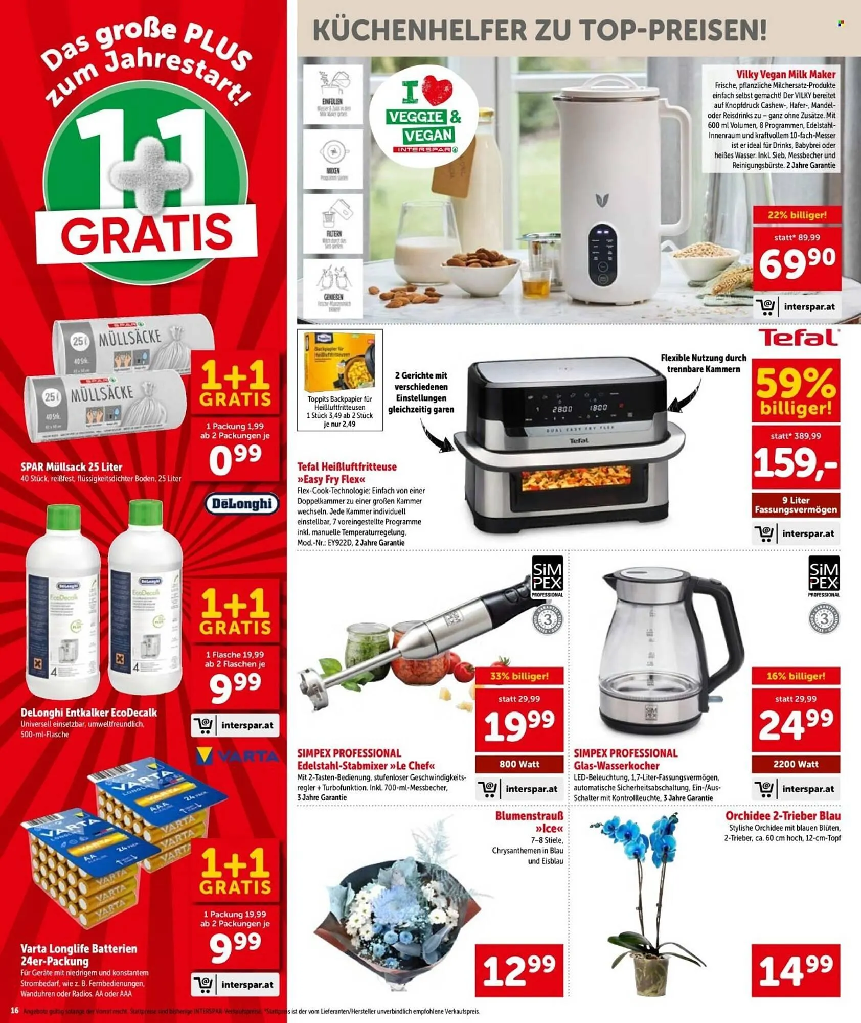 Interspar Flugblatt von 8. Jänner bis 14. Jänner 2026 - Flugblätt seite  16