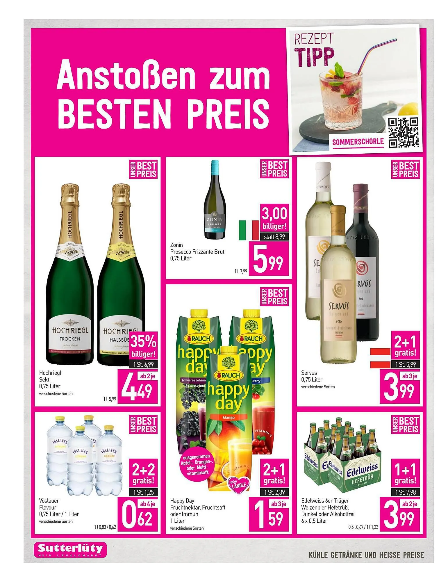 Sutterlüty Flugblatt von 31. August bis 6. September 2023 - Flugblätt seite 12