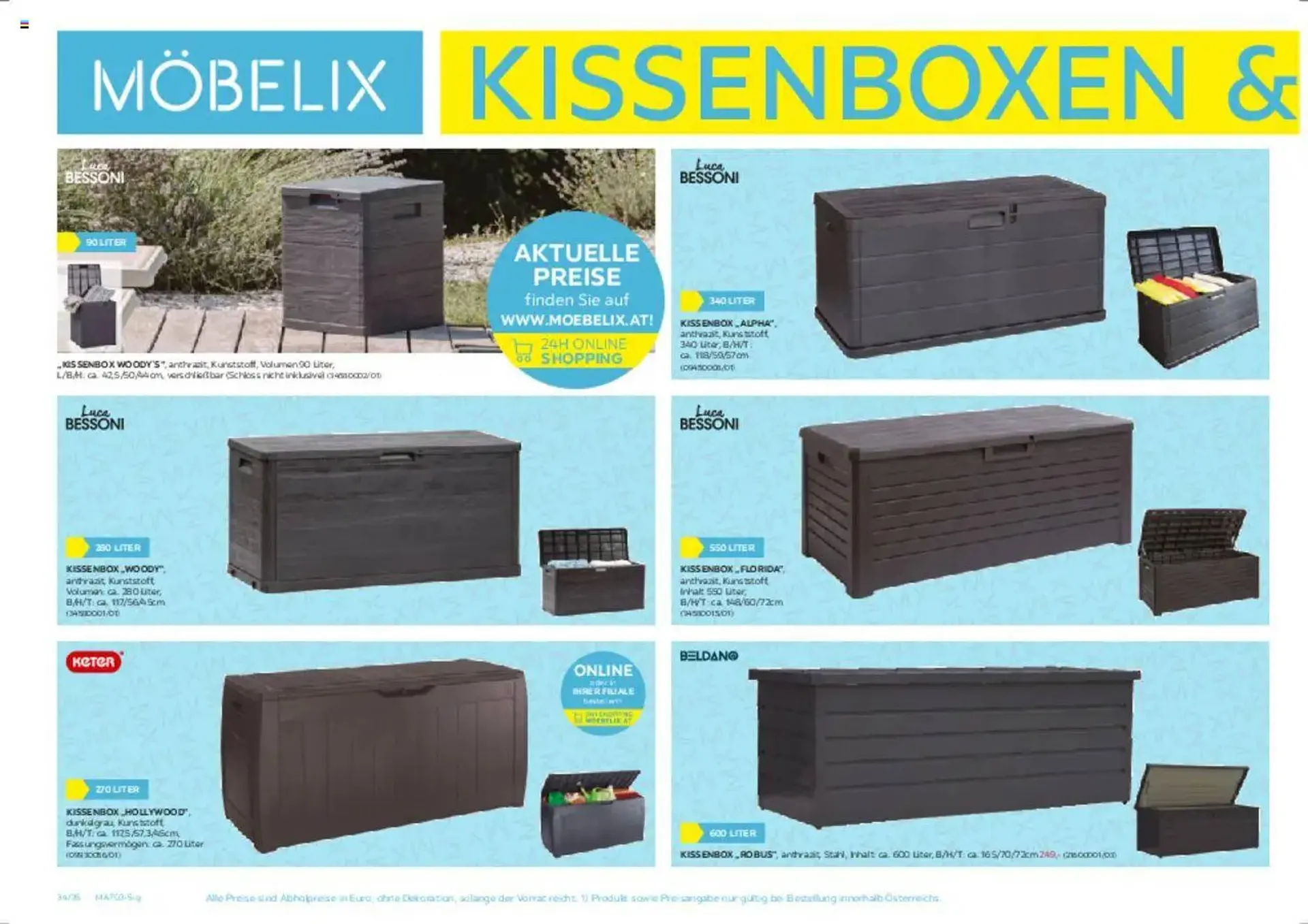 Möbelix Flugblatt von 10. März bis 25. Dezember 2025 - Flugblätt seite  34