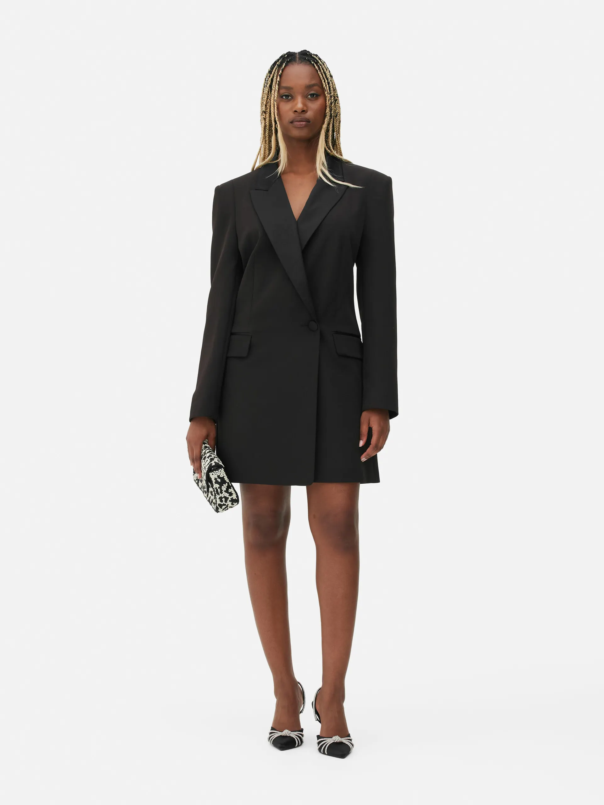 Minikleid in Blazer-Optik