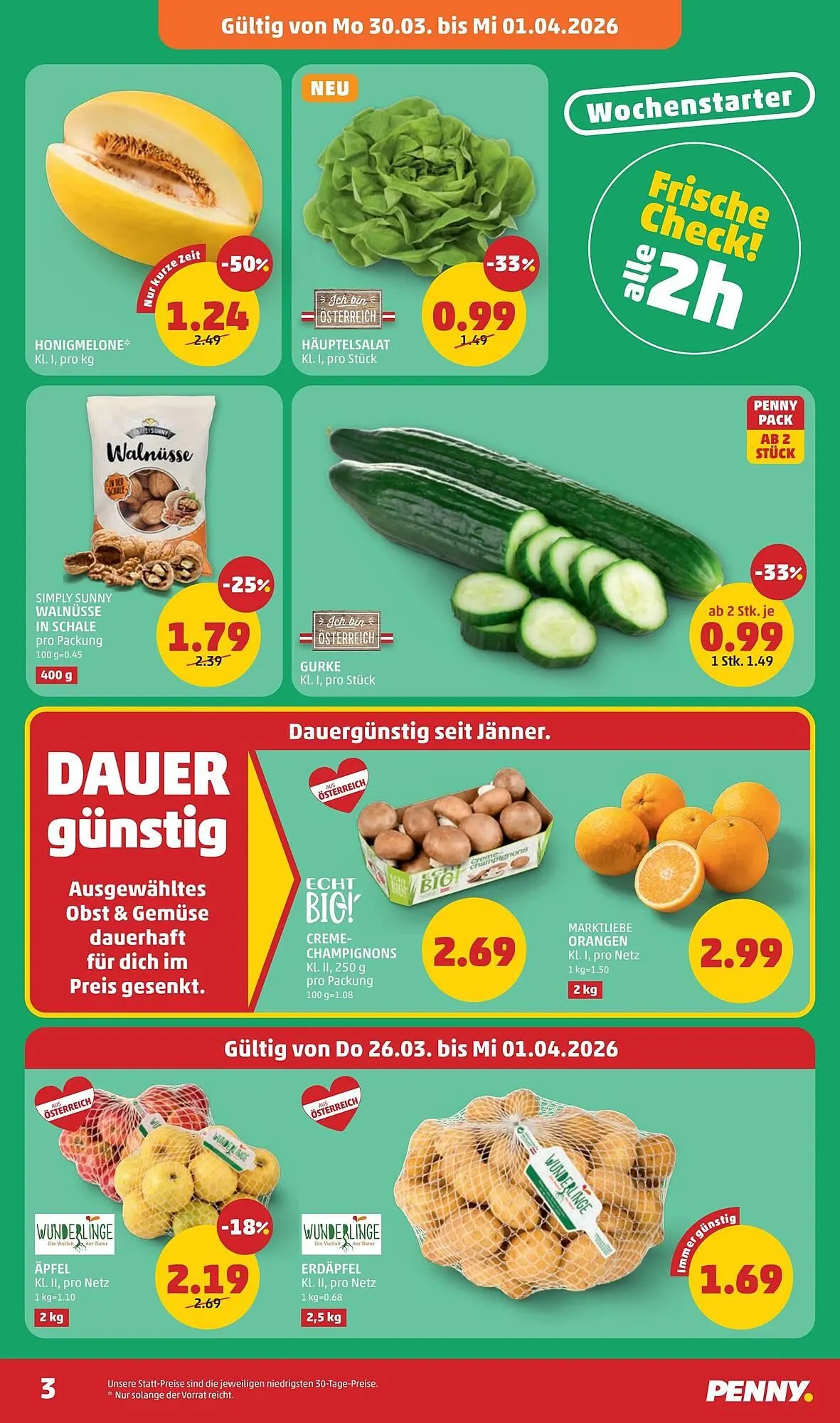 PENNY Flugblatt von 26. März bis 1. April 2026 - Flugblätt seite  3