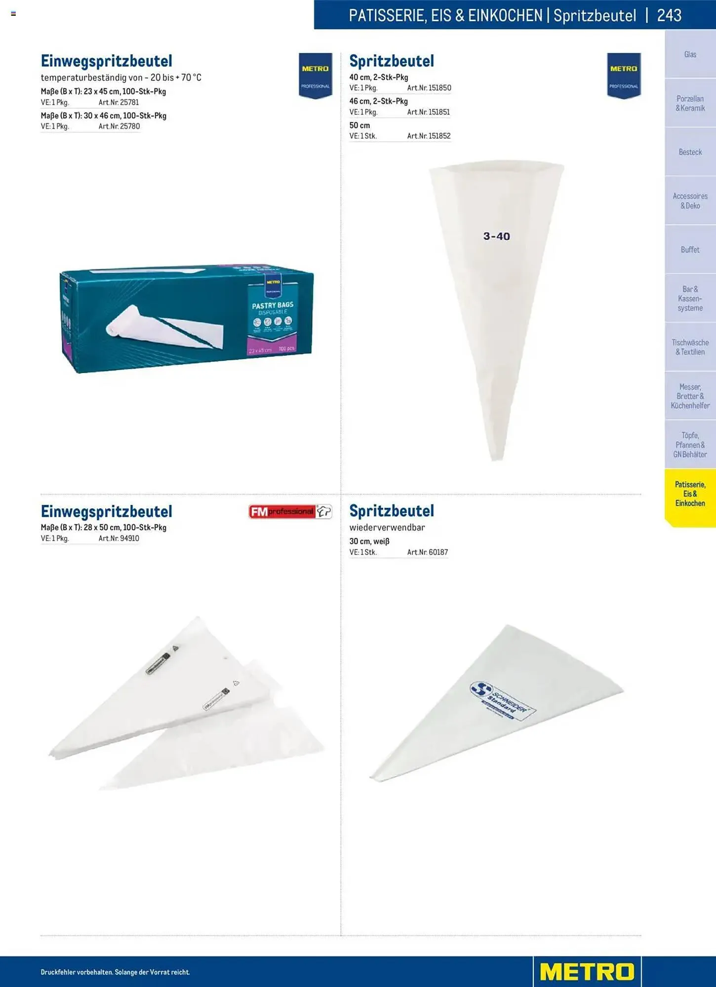 Metro Flugblatt von 2. Dezember bis 31. Dezember 2025 - Flugblätt seite  243