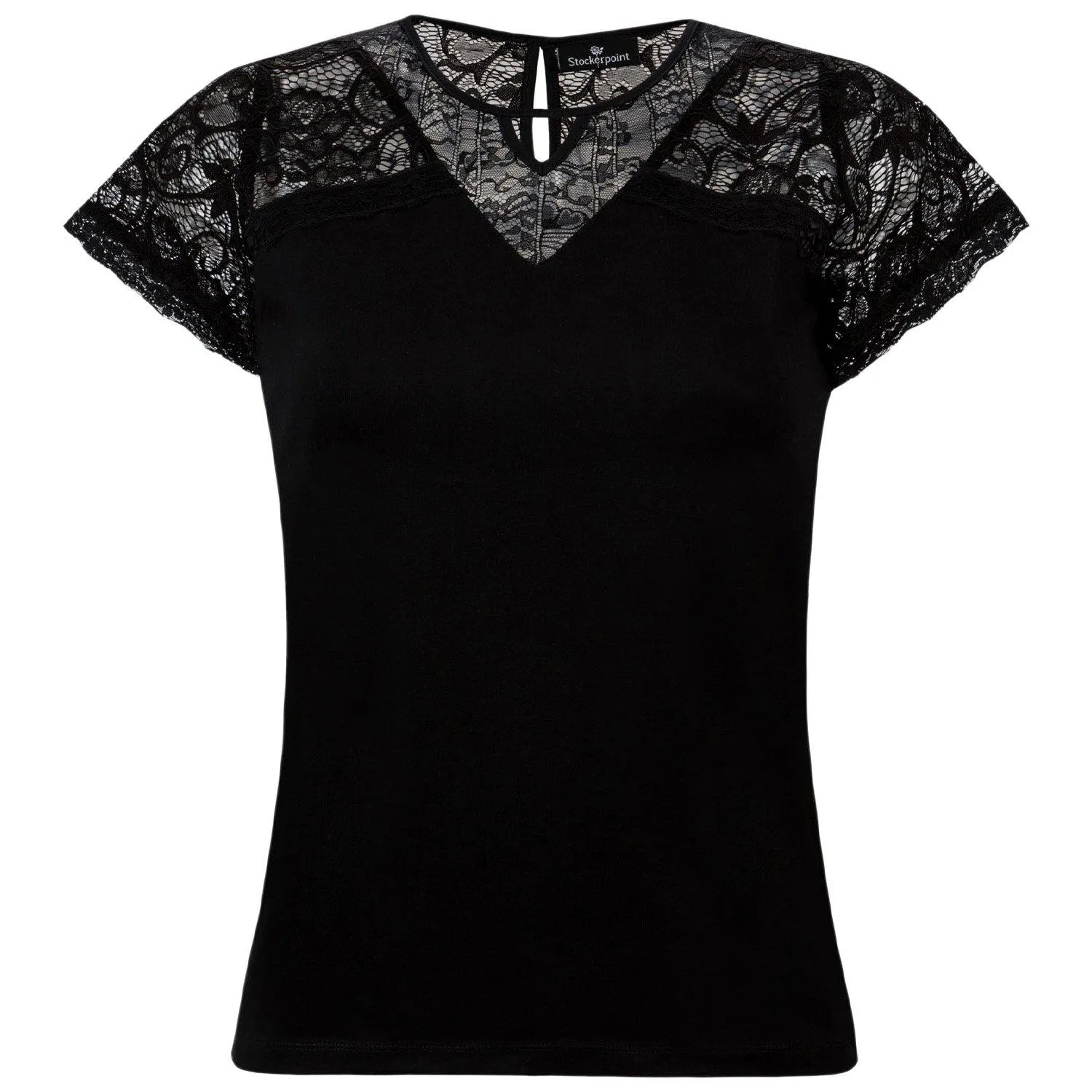 Damen Trachten Shirt “Fernanda”, Schwarz