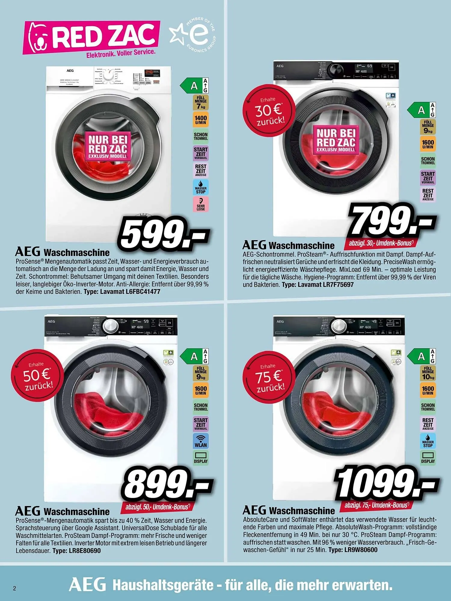 Red Zac Flugblatt von 5. Oktober bis 28. Februar 2026 - Flugblätt seite  2