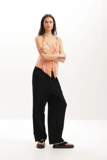 Camiseta tirantes volantes