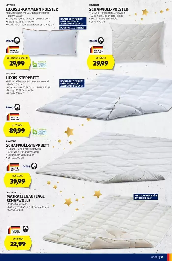 Blättern Sie online im HOFER Flugblatt von 20. November bis 4. Dezember 2024 - Flugblätt seite  37