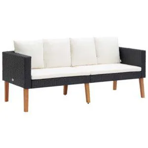 Schwarz - Metall - Textil - 165 x 60 x 165 cm